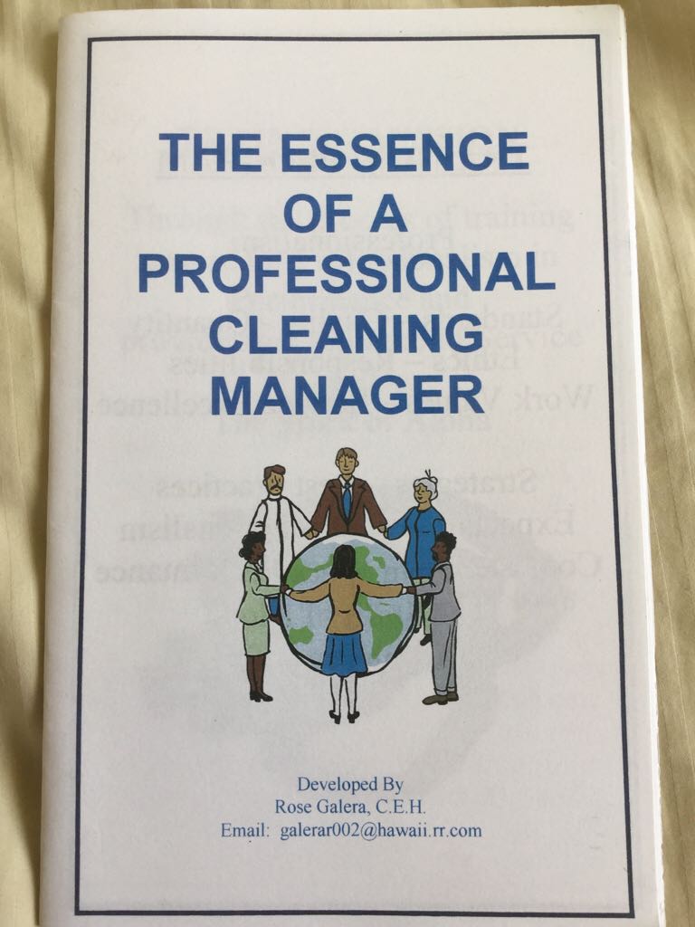 Essence Of A Professional Cleaning Manager, The  magazine collectible - Main Image 1