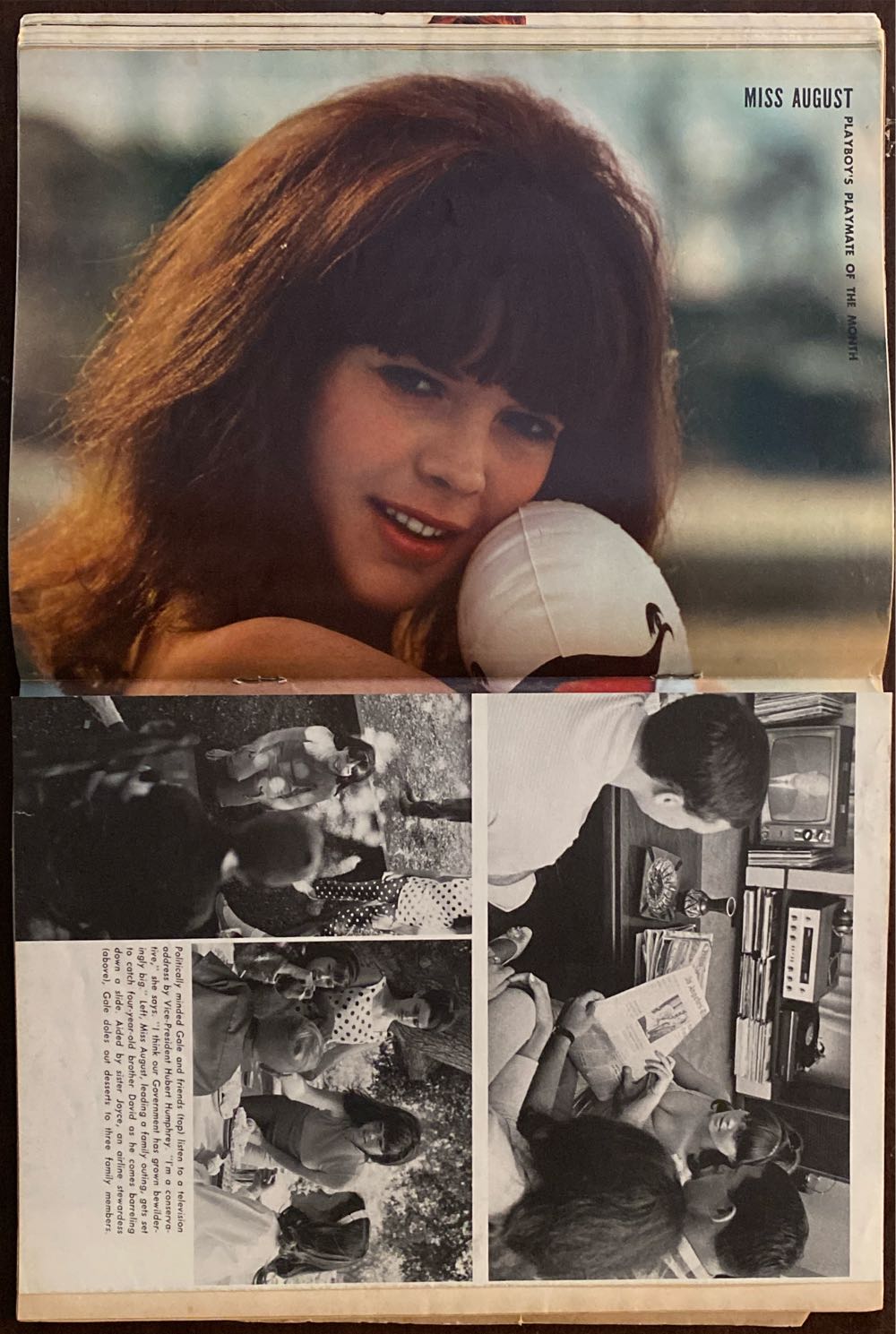 Playboy 1968 - August  (August) magazine collectible - Main Image 3
