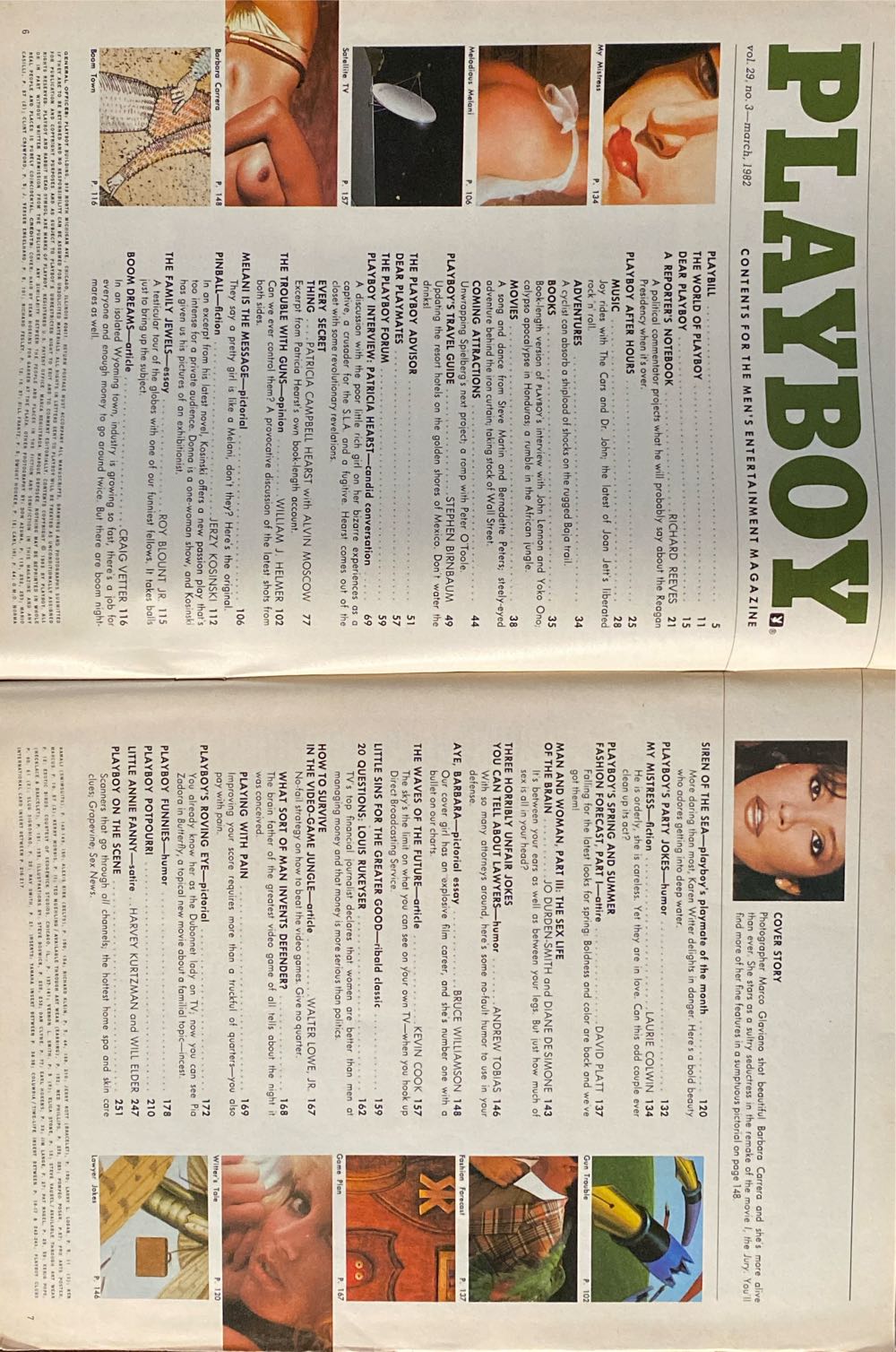 Playboy 1982 - March  (March) magazine collectible - Main Image 4