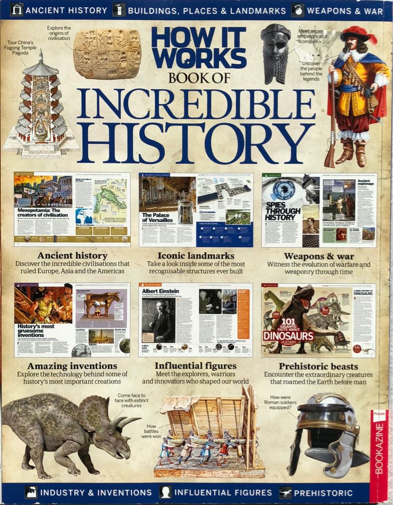 The Curious Minds Series: No. 33 - How It Works Book Of Incredible History  magazine collectible - Main Image 2
