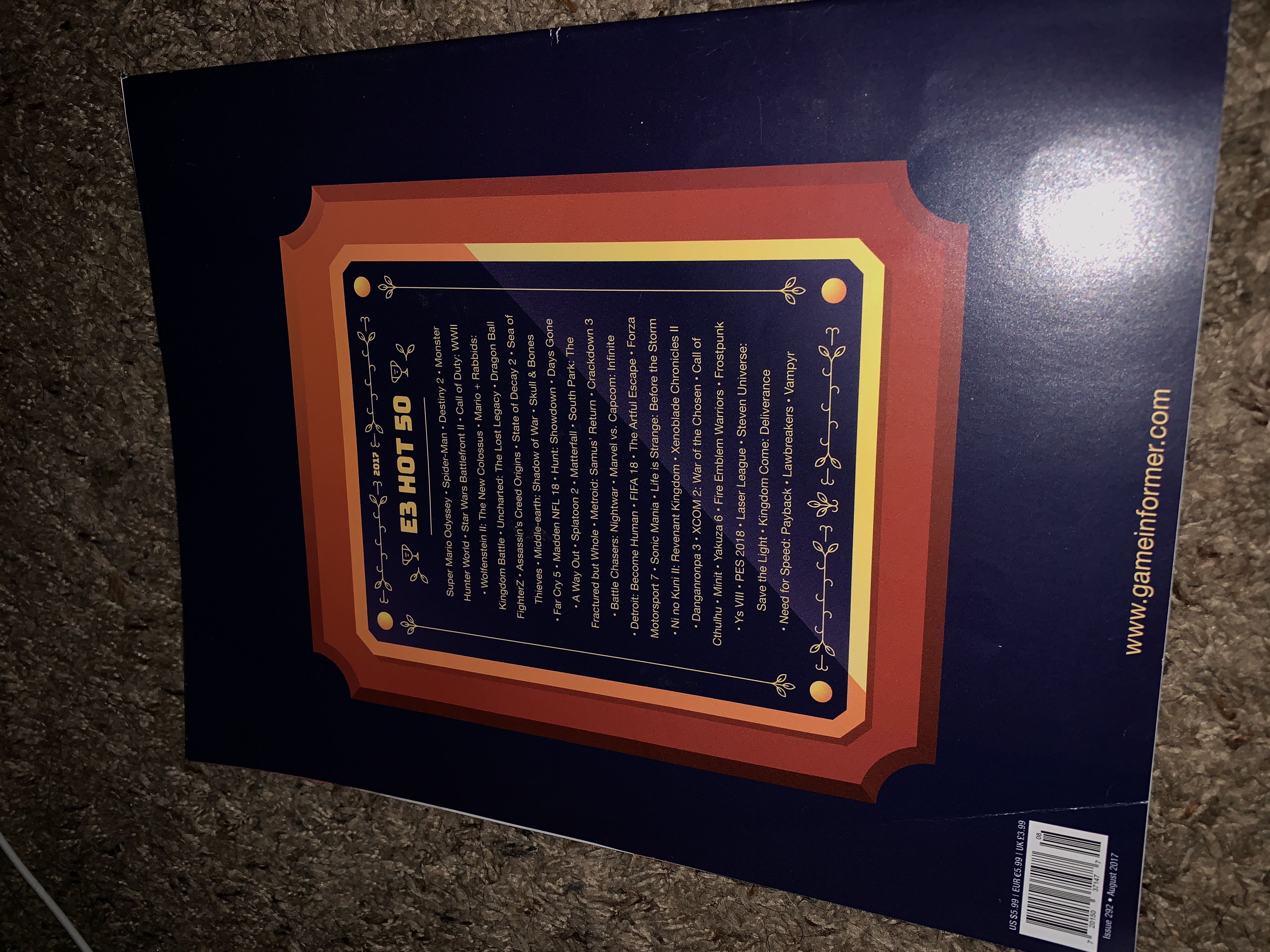 Game Informer  (August) magazine collectible [Barcode 720150371477] - Main Image 2