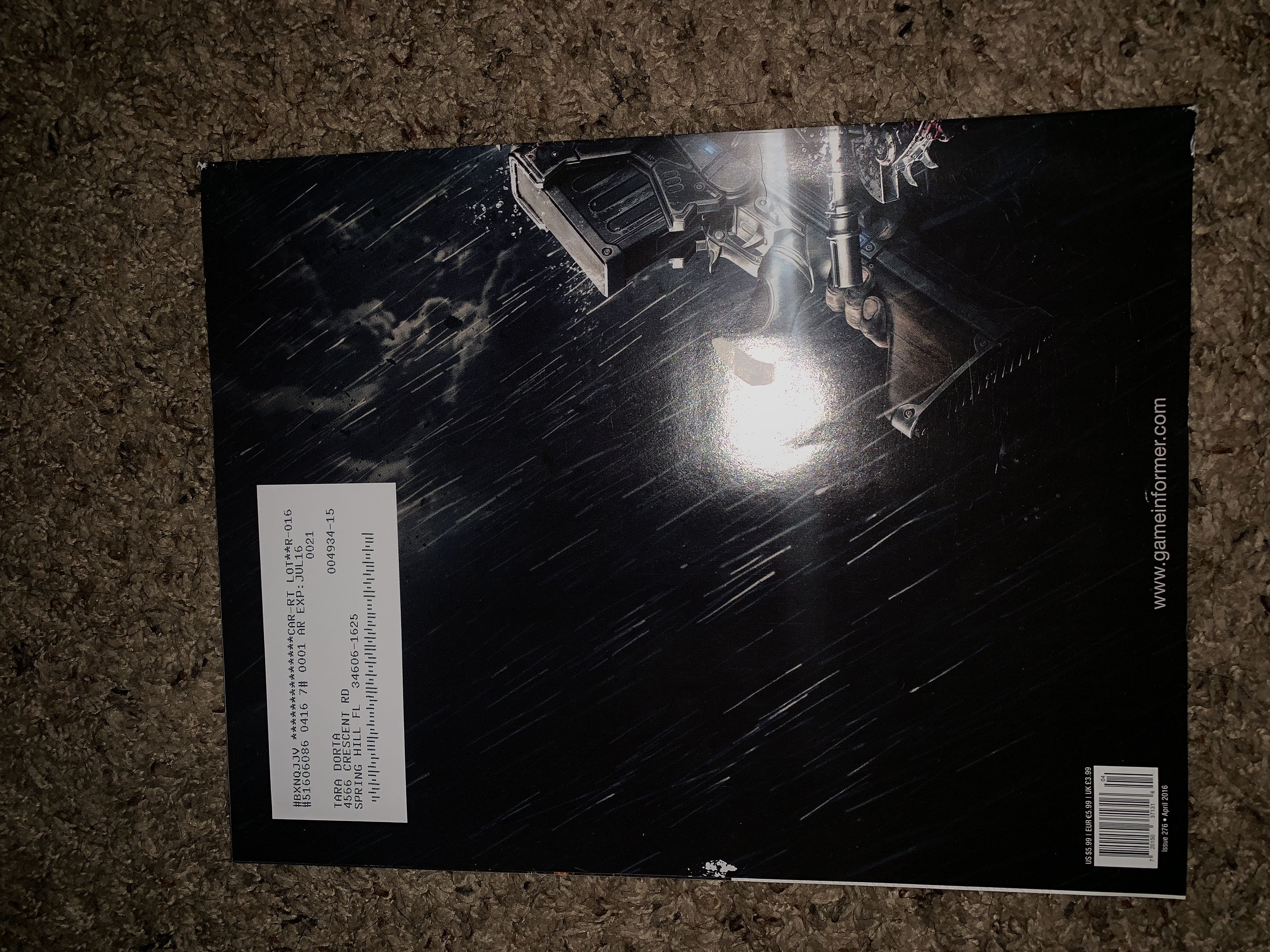 Gameinformer   magazine collectible [Barcode 720150371316] - Main Image 2
