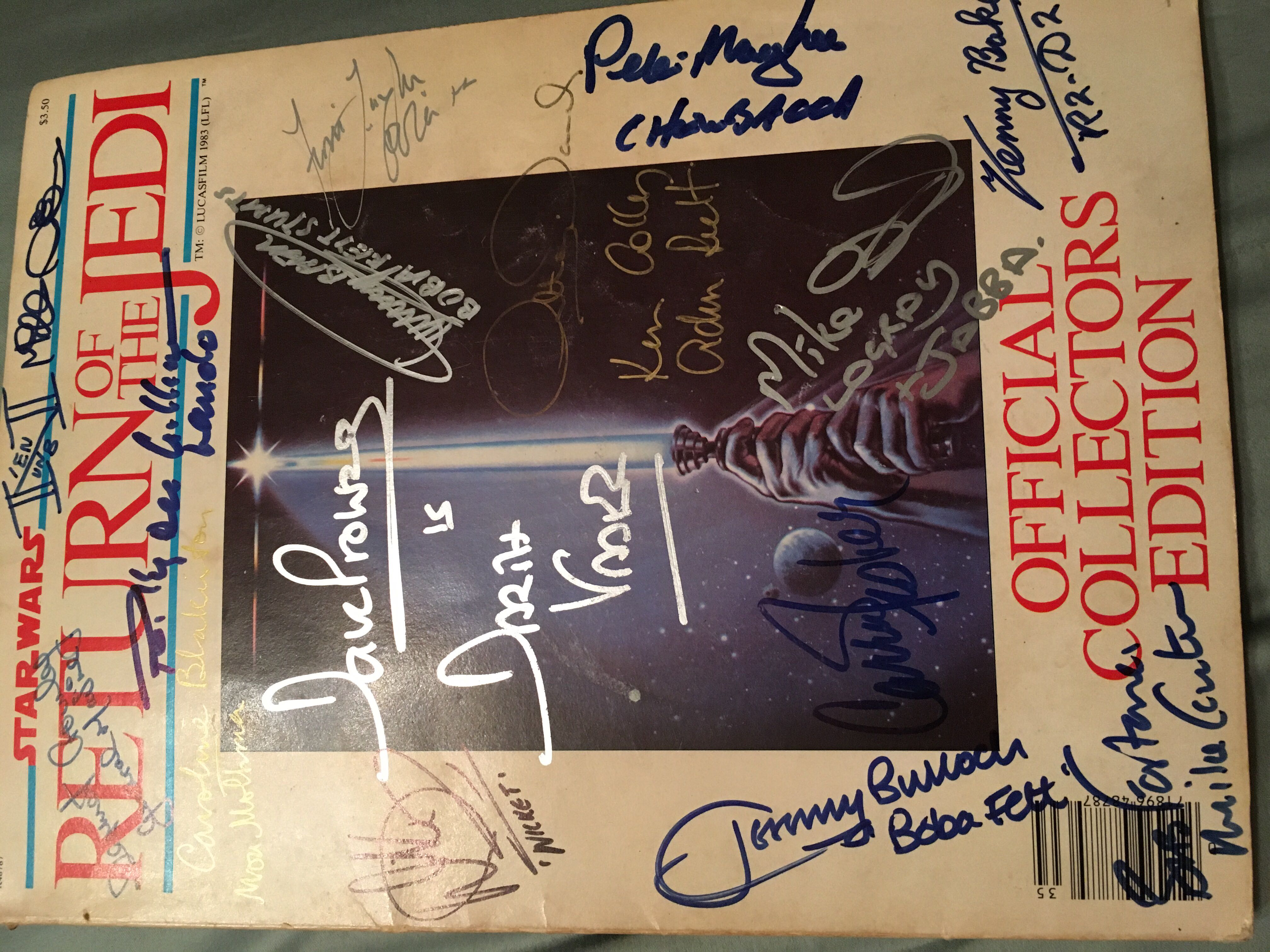 Star Wars Return Of The Jedi Official Collectors Edition  magazine collectible [Barcode 071896487879] - Main Image 2