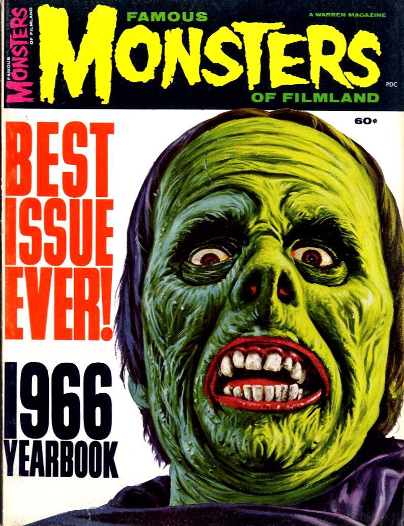 Famous Monsters Of Filmland  (June) magazine collectible [Barcode 074851648162] - Main Image 2