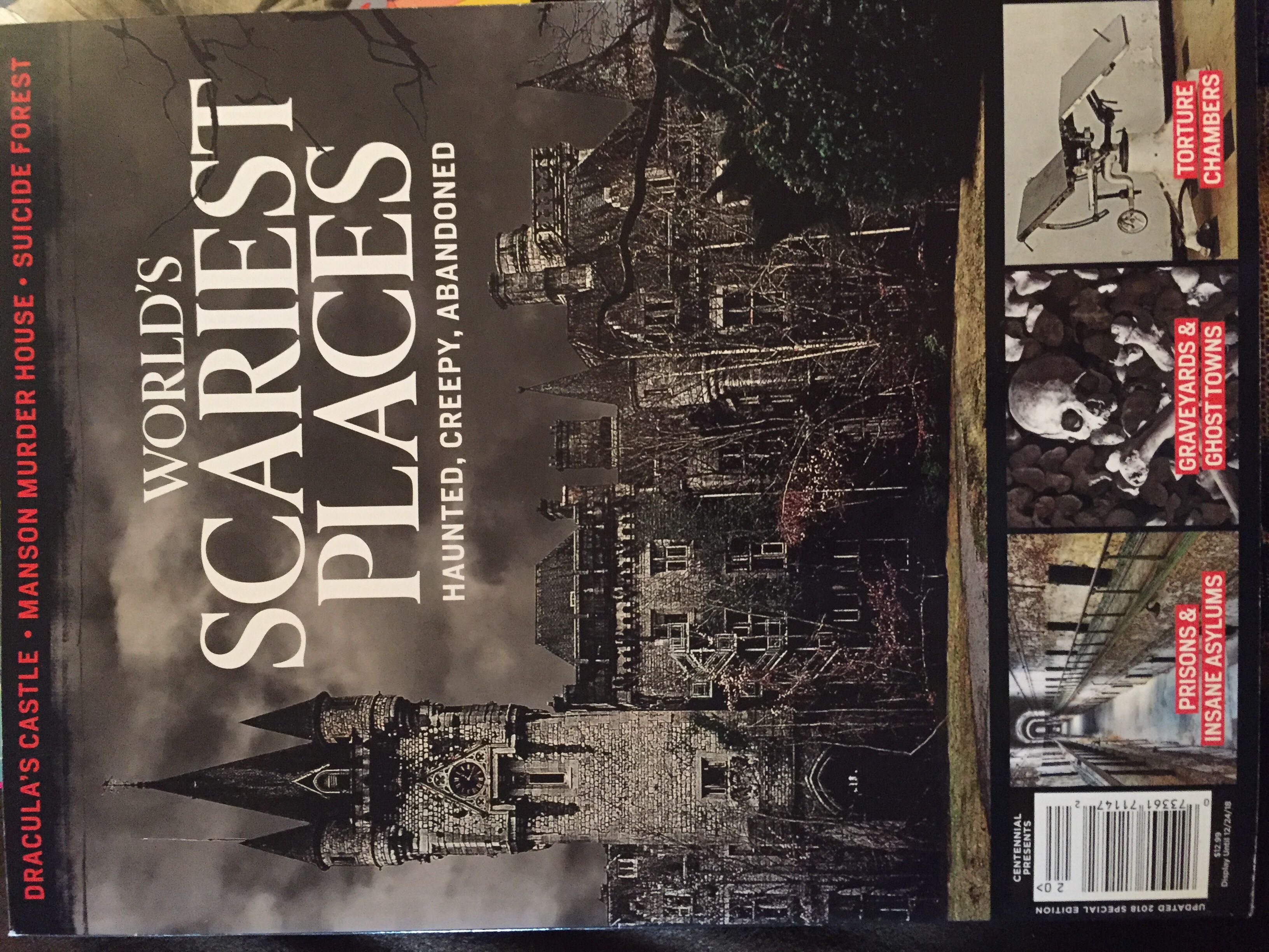 World’s Scariest Places: Haunted, Creepy, Abandoned  (December) magazine collectible [Barcode 073361711472] - Main Image 1