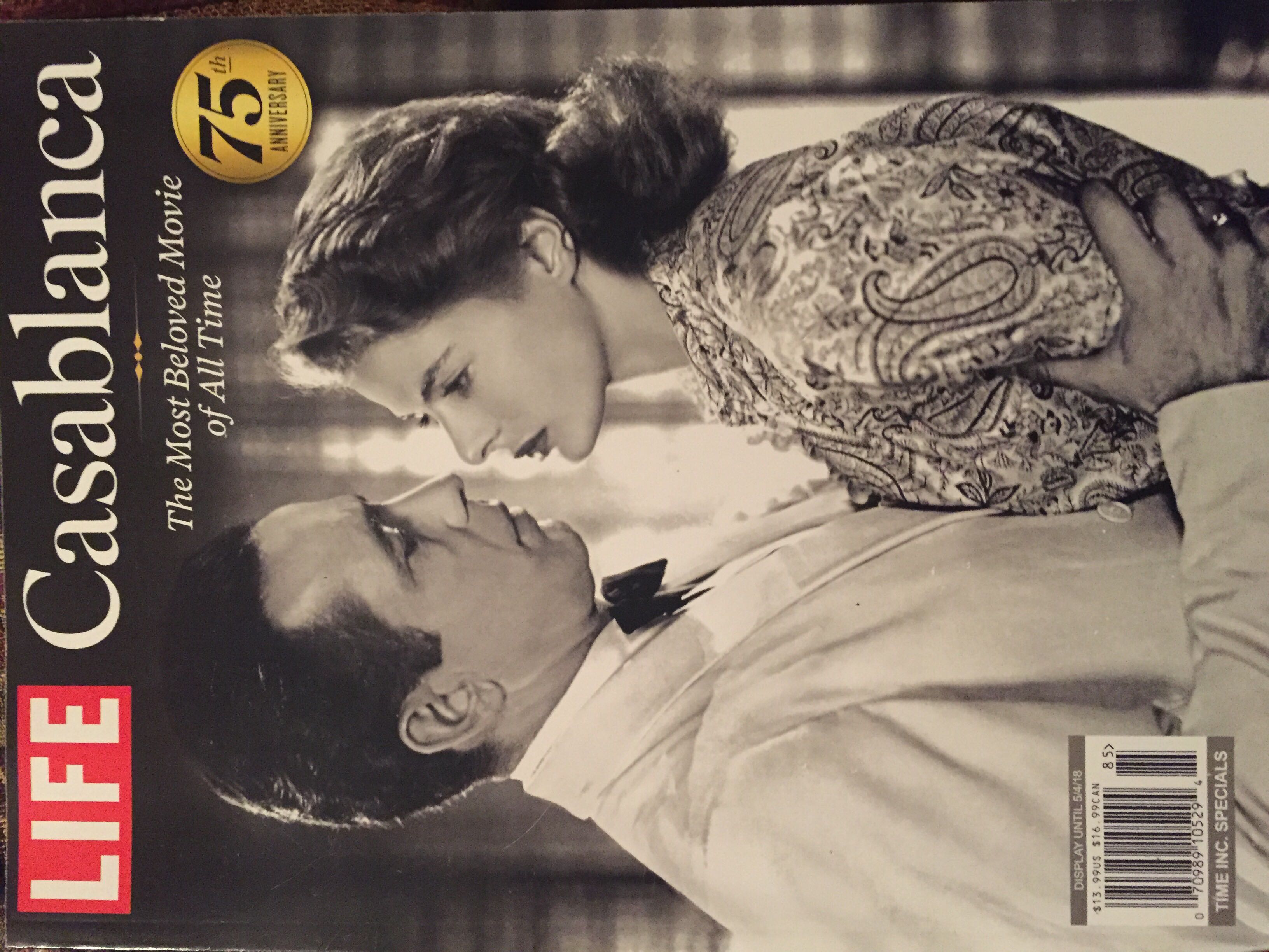 Life: Casablanca 75th Anniversary   magazine collectible [Barcode 070989105294] - Main Image 1