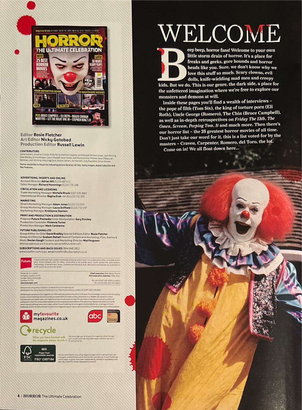 Horror: The Ultimate Celebration  magazine collectible [Barcode 070989315877] - Main Image 3