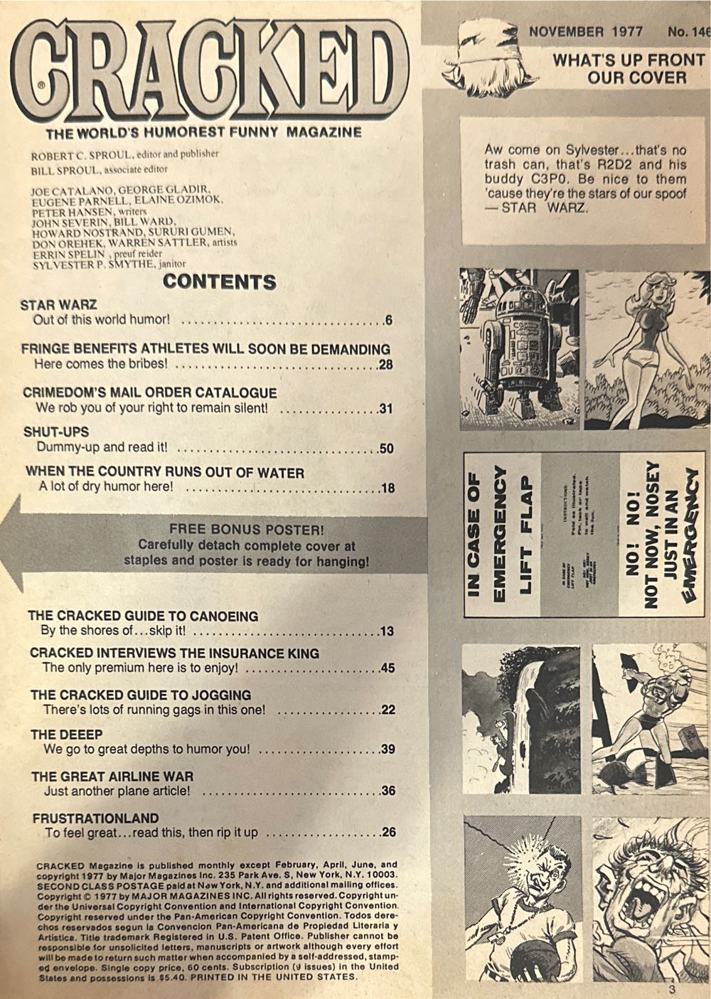 Cracked 146  (November) magazine collectible - Main Image 3