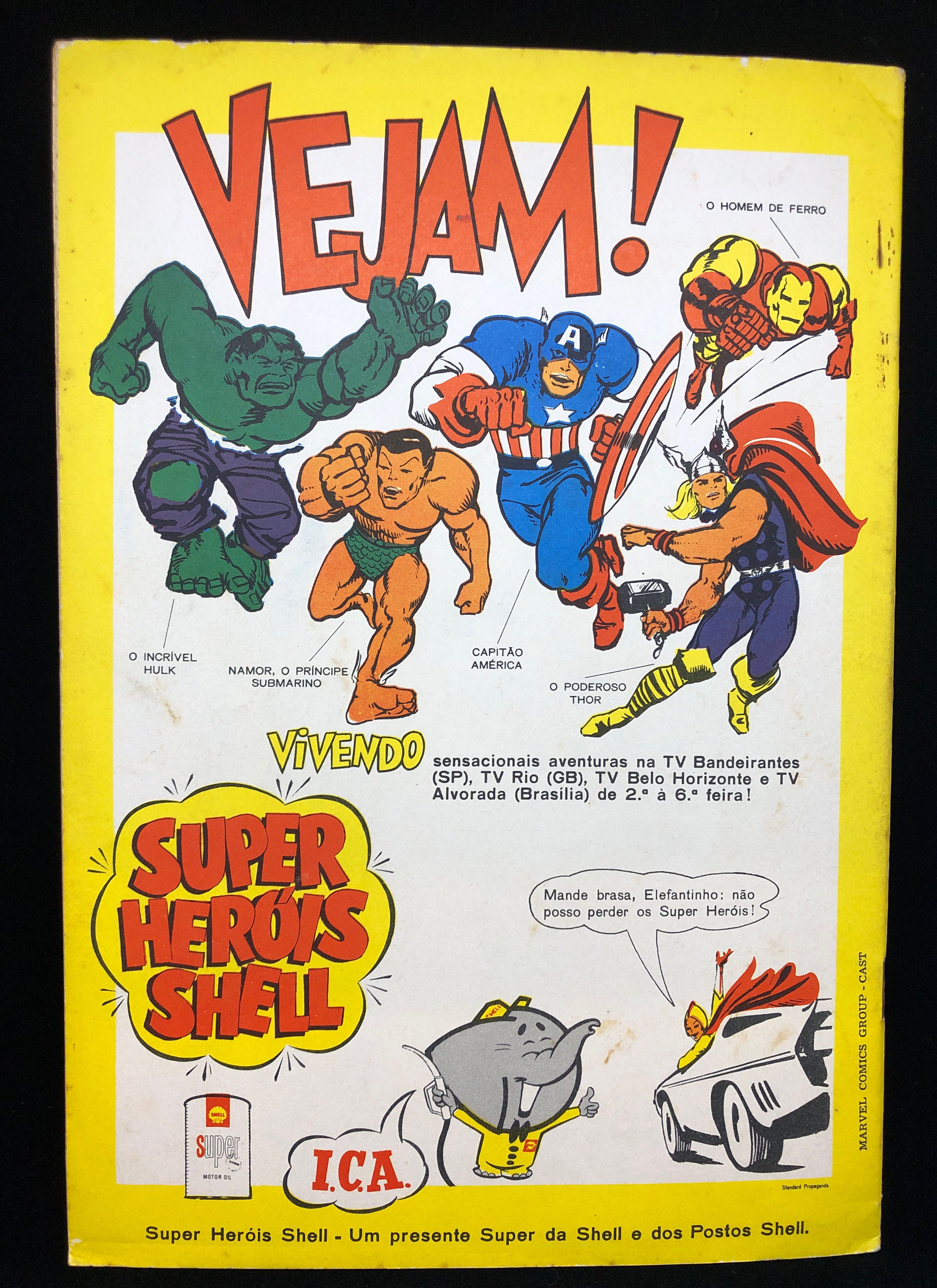 Dois Super-heróis Homem de Ferro e Capitão América   (February) magazine collectible - Main Image 2