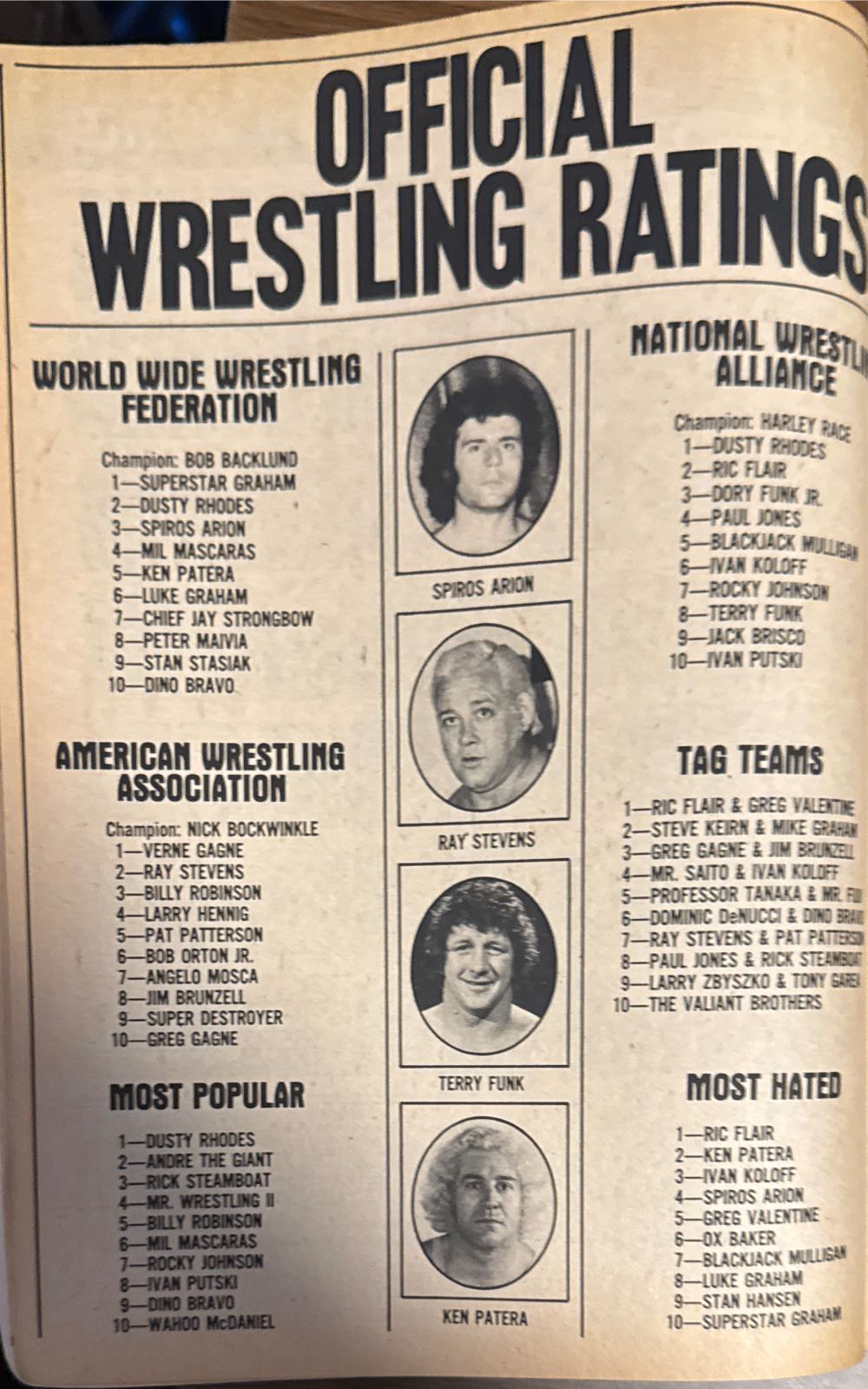 Sports Review Wrestling  (June) magazine collectible [Barcode 07189647817406] - Main Image 3