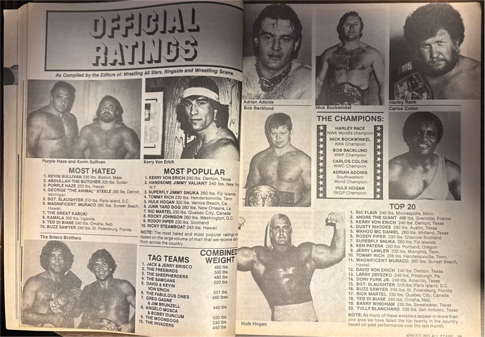 Wrestling All Stars  (October) magazine collectible [Barcode 07482008920010] - Main Image 3