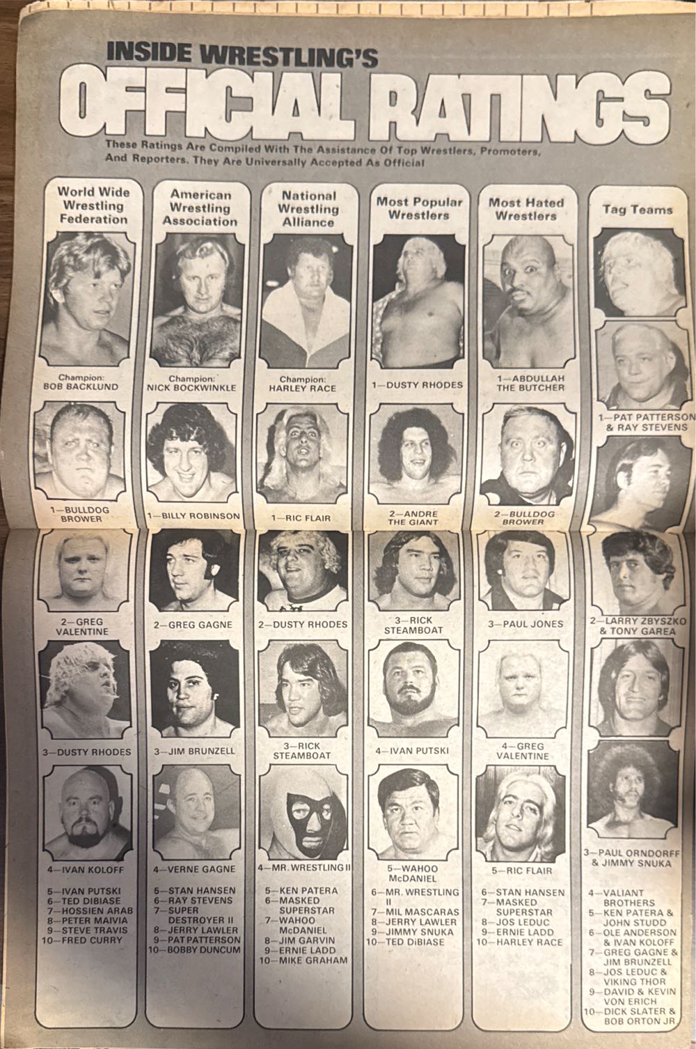 Inside Wrestling  (June) magazine collectible - Main Image 4