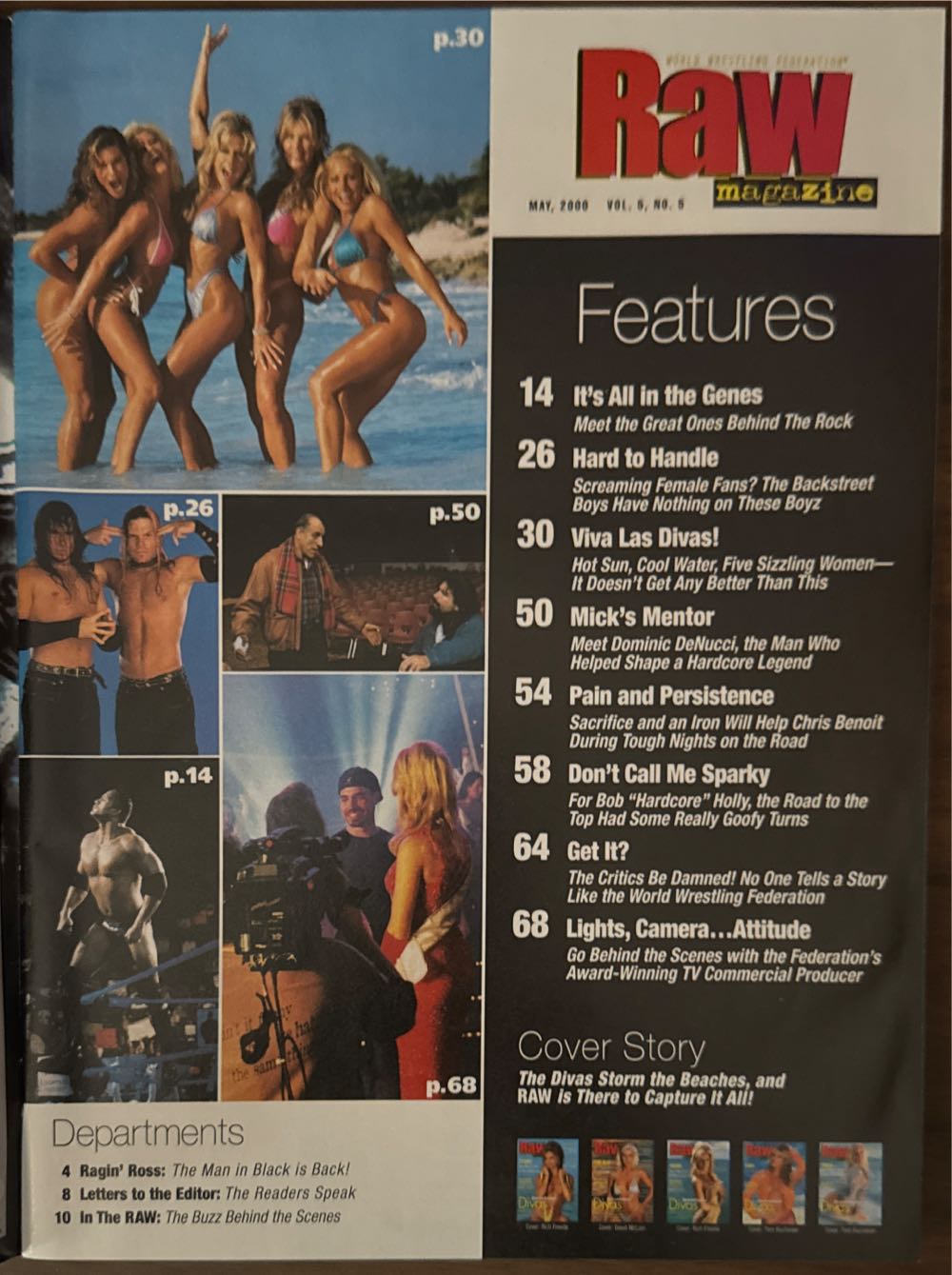 WWF Raw Magazine  (May) magazine collectible [Barcode 00912847483005] - Main Image 2