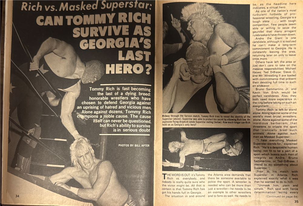 The Wrestler  (January) magazine collectible [Barcode 07189647951501] - Main Image 4