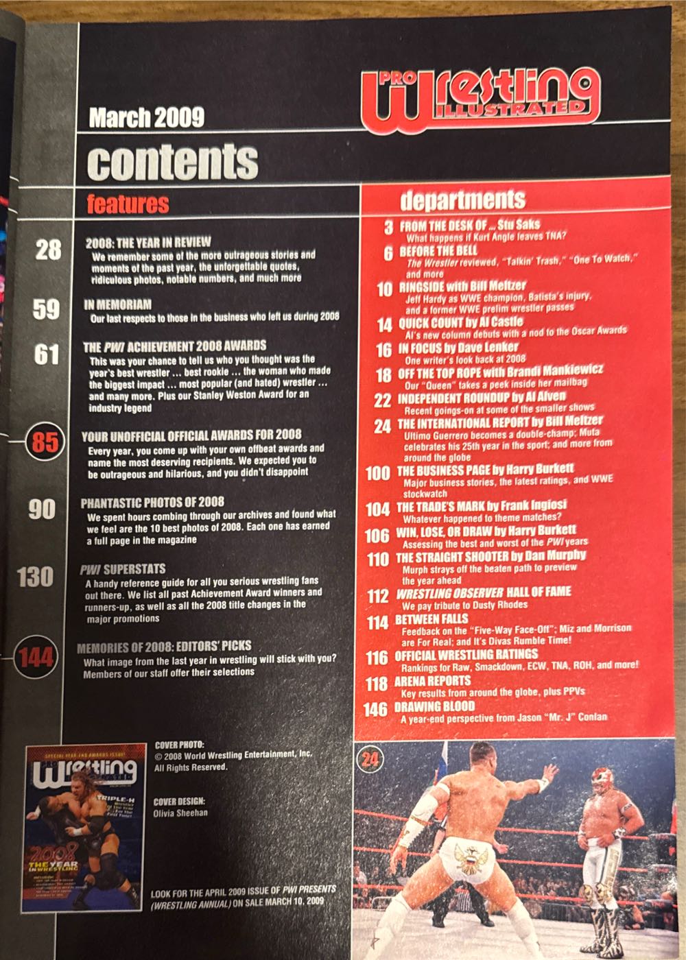 Pro Wrestling Illustrated  (March) magazine collectible - Main Image 2