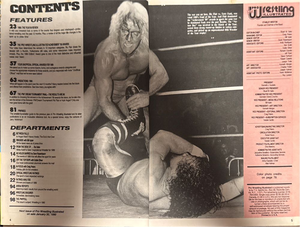 Pro Wrestling Illustrated  (March) magazine collectible [Barcode 07189648257703] - Main Image 2