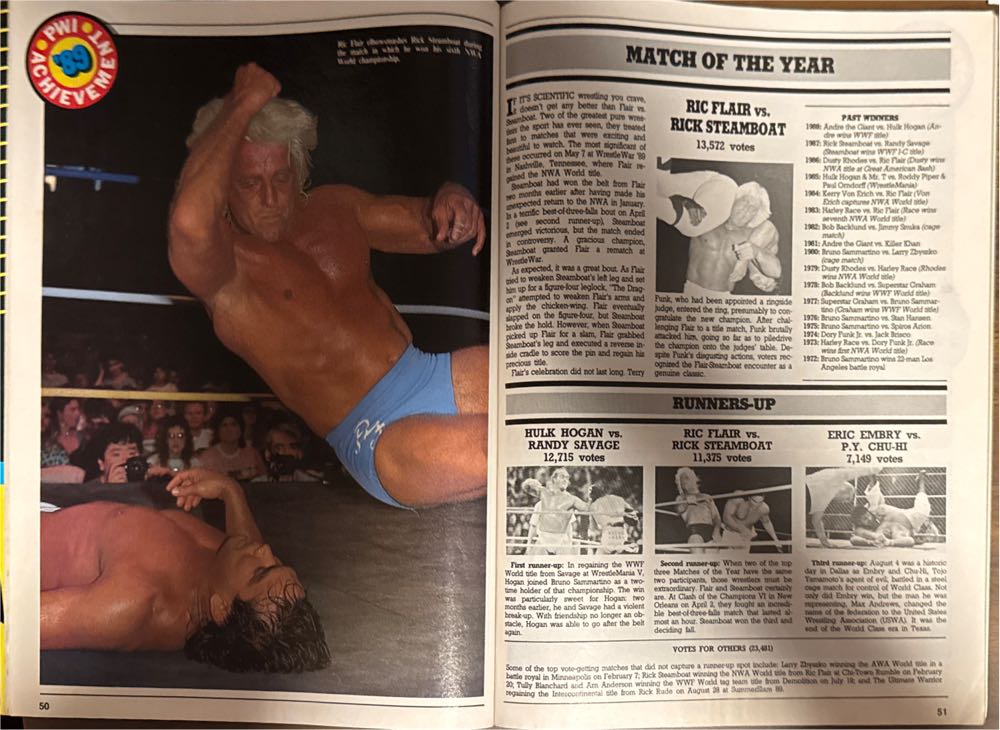 Pro Wrestling Illustrated  (March) magazine collectible [Barcode 07189648257703] - Main Image 3