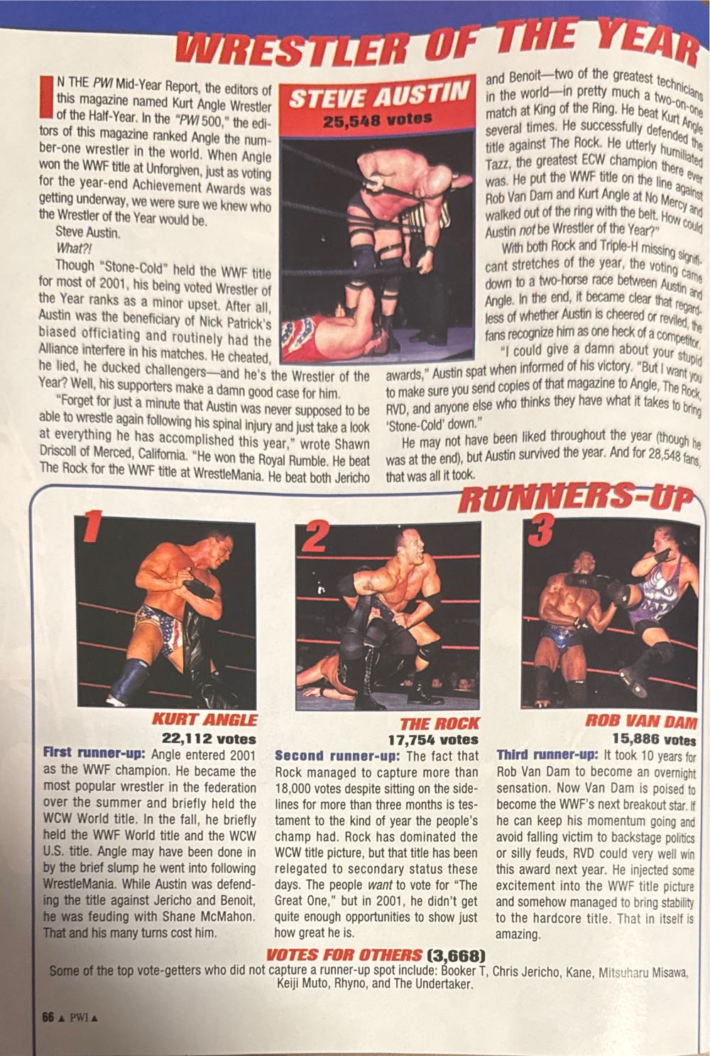 Pro Wrestling Illustrated  (April) magazine collectible [Barcode 72527400388404] - Main Image 3