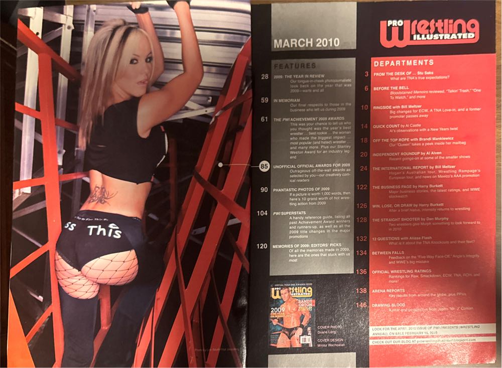 Pro Wrestling Illustrated  (March) magazine collectible - Main Image 2