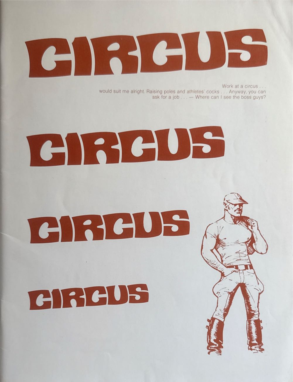 The Original Tom Of Finland’s Circus  magazine collectible - Main Image 4