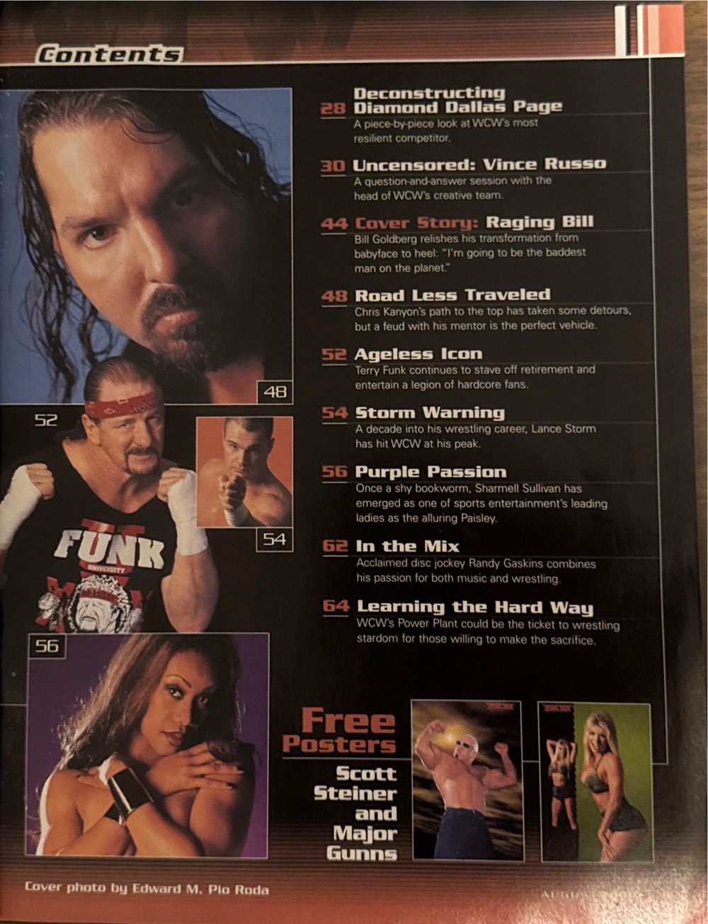WCW Magazine  (August) magazine collectible [Barcode 07189648770164] - Main Image 2