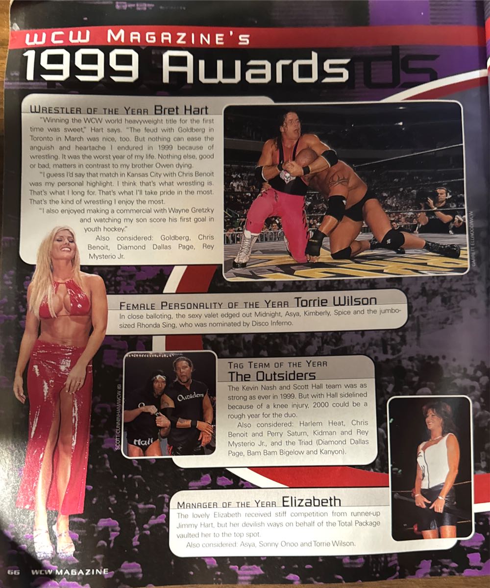 WCW Magazine  (March) magazine collectible [Barcode 07224648770912] - Main Image 2