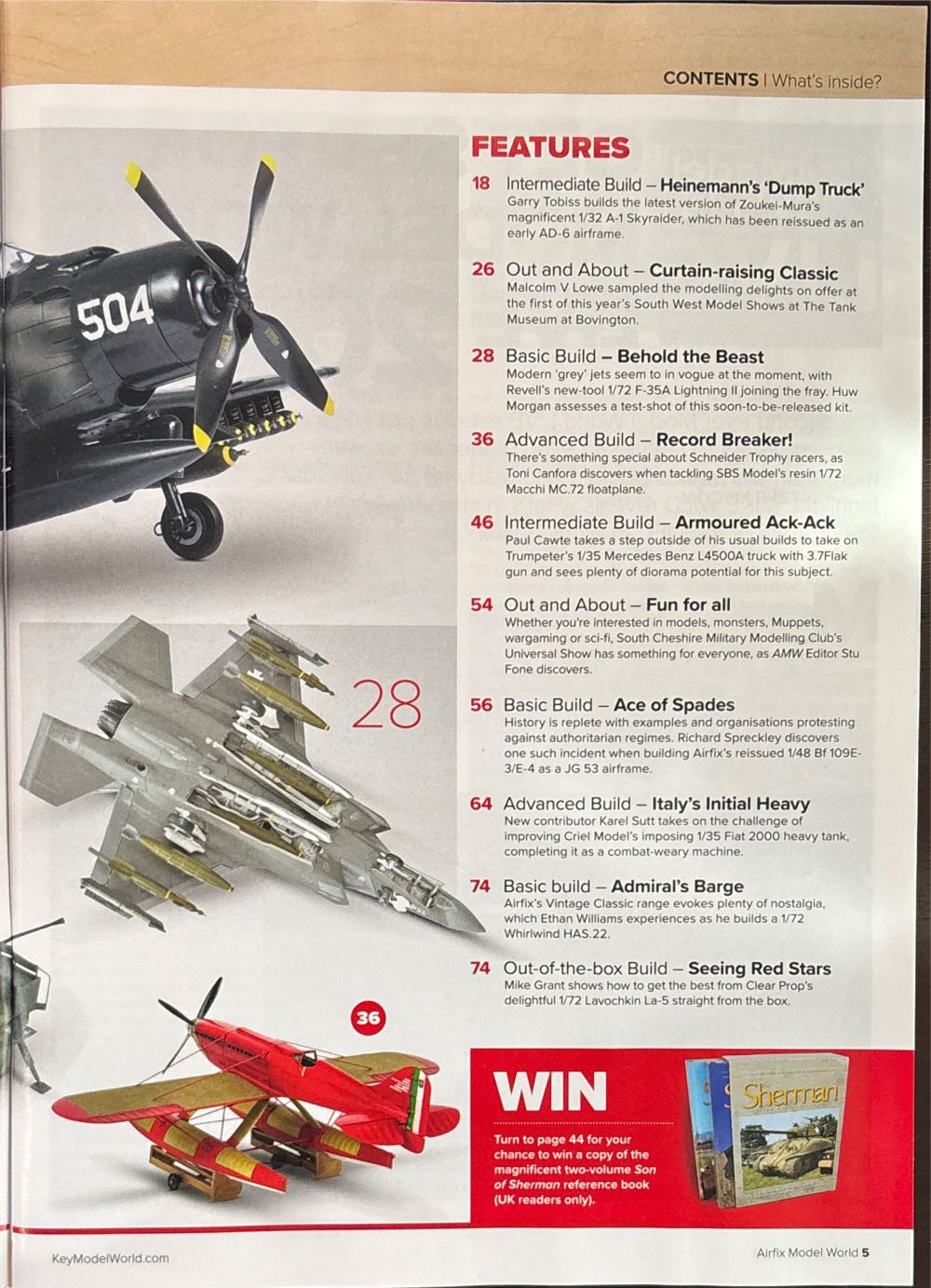 Airfix Model World Issue 174  (May) magazine collectible [Barcode 07485186666505] - Main Image 3