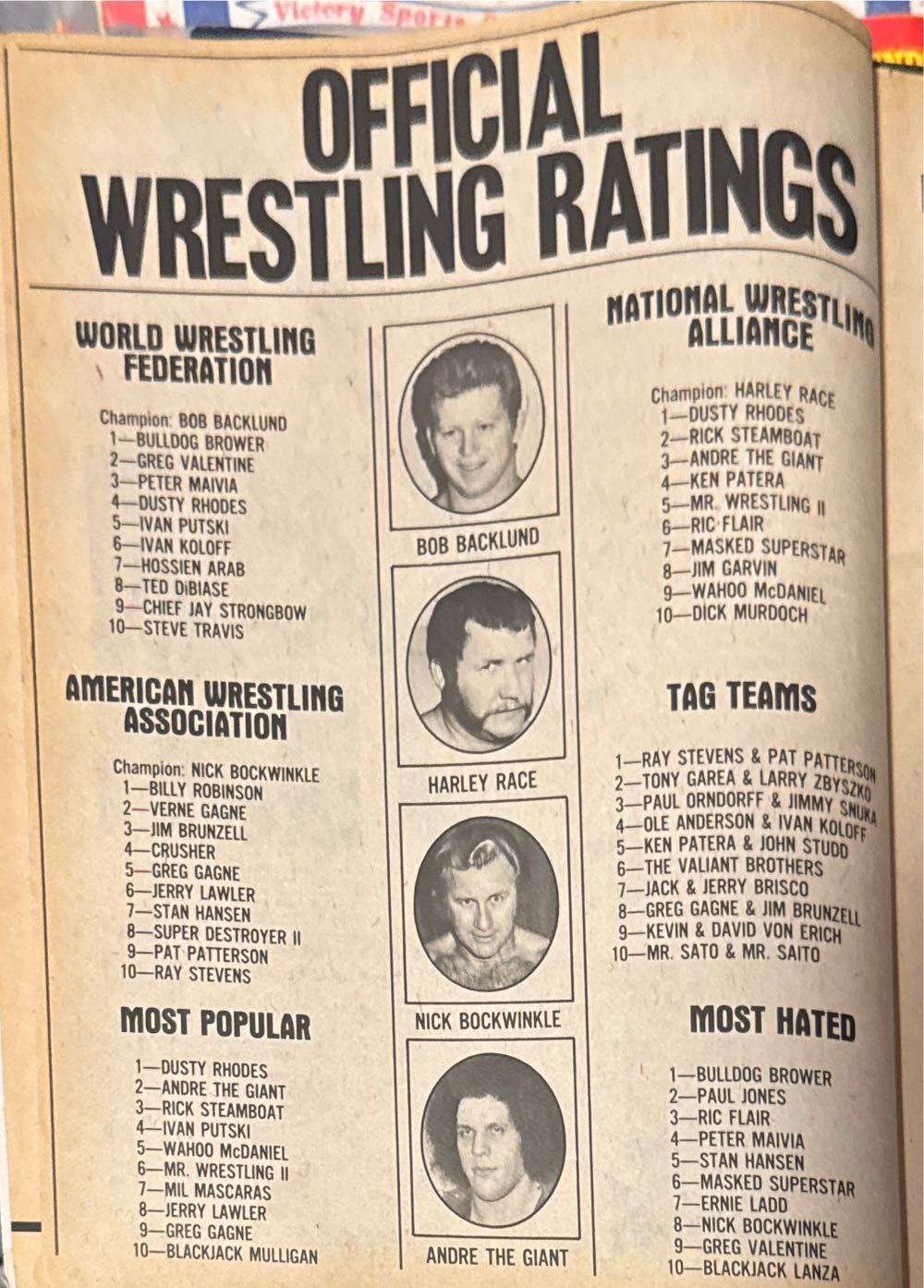 Sports Review Wrestling  (June) magazine collectible [Barcode 07189647817406] - Main Image 3