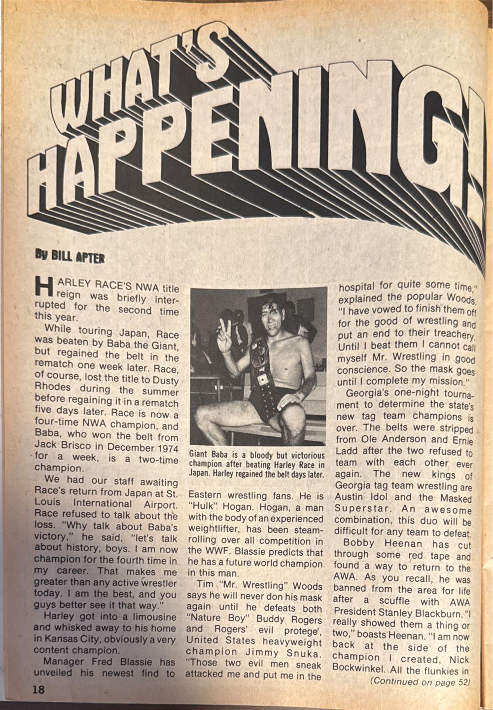 The Wrestler  (March) magazine collectible [Barcode 07189647951503] - Main Image 4