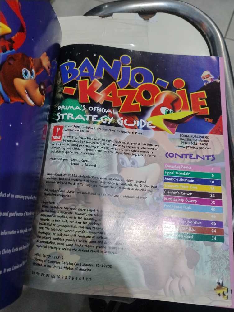 Prima’s Official Strategy Guide For Banjo - Kazooie  magazine collectible - Main Image 4
