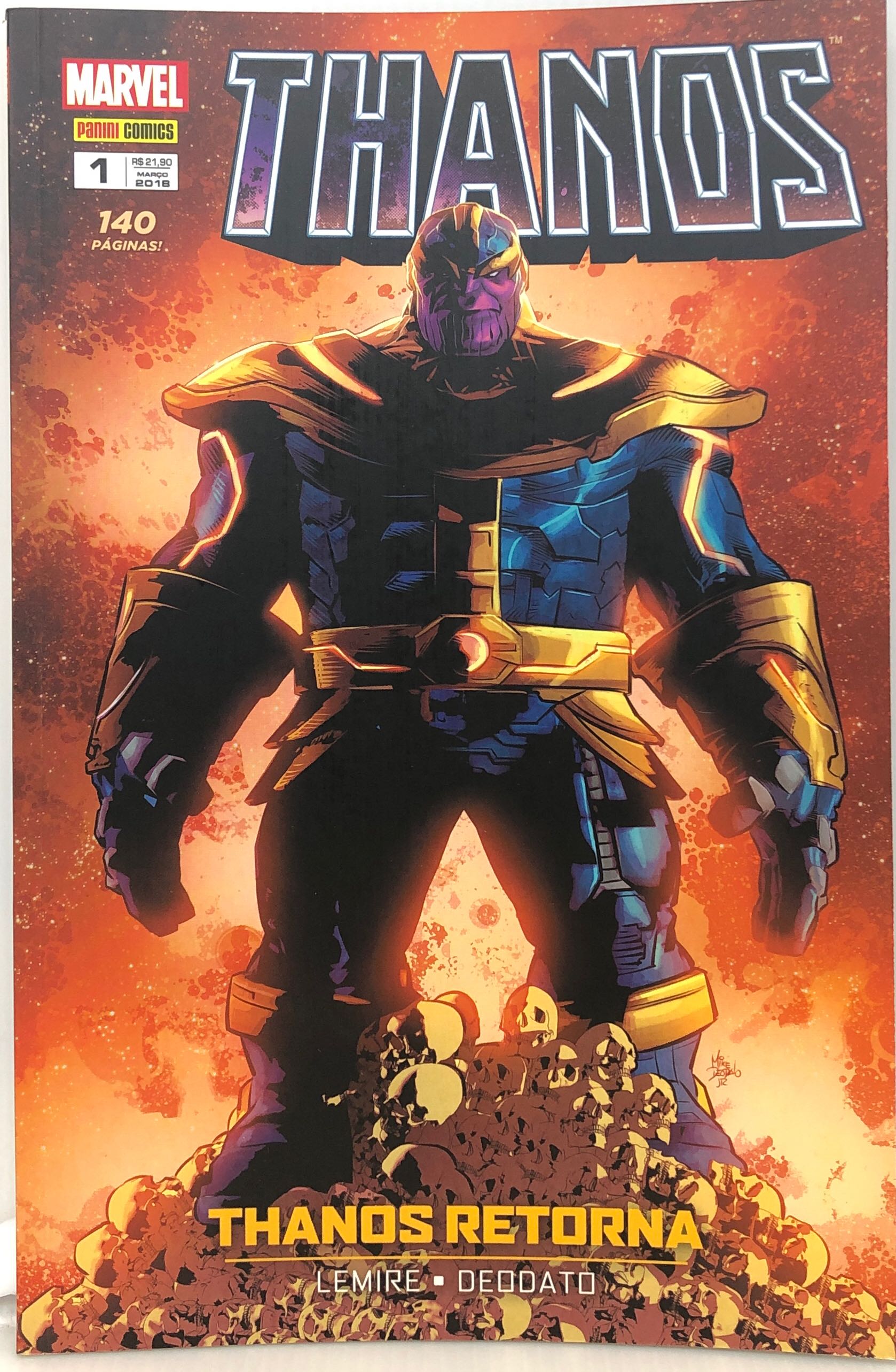 Thanos Santuário Zero  (July) magazine collectible [Barcode 9788542610604] - Main Image 1