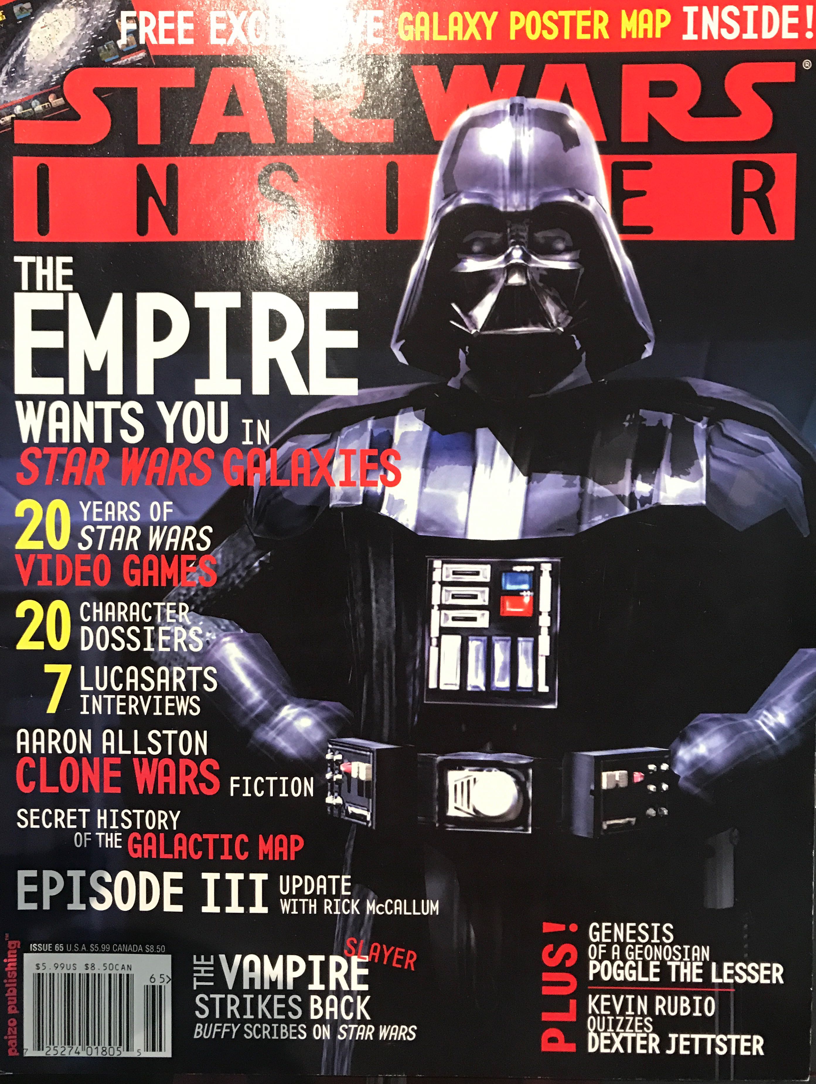 Star Wars Insider 65  (January) magazine collectible [Barcode 725274018055] - Main Image 1
