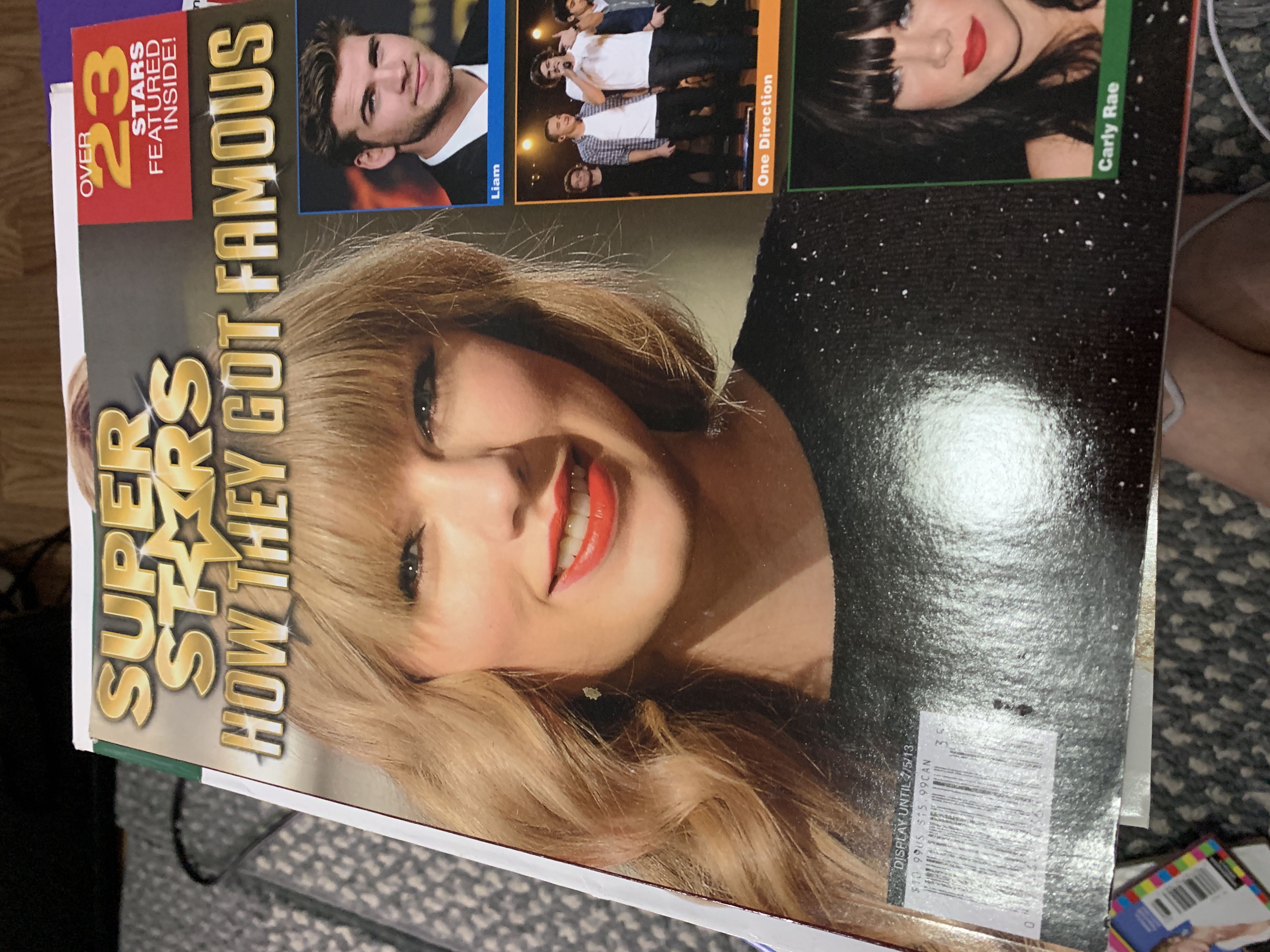 SuperStars How They Got Famous  (September) magazine collectible [Barcode 072440103658] - Main Image 2