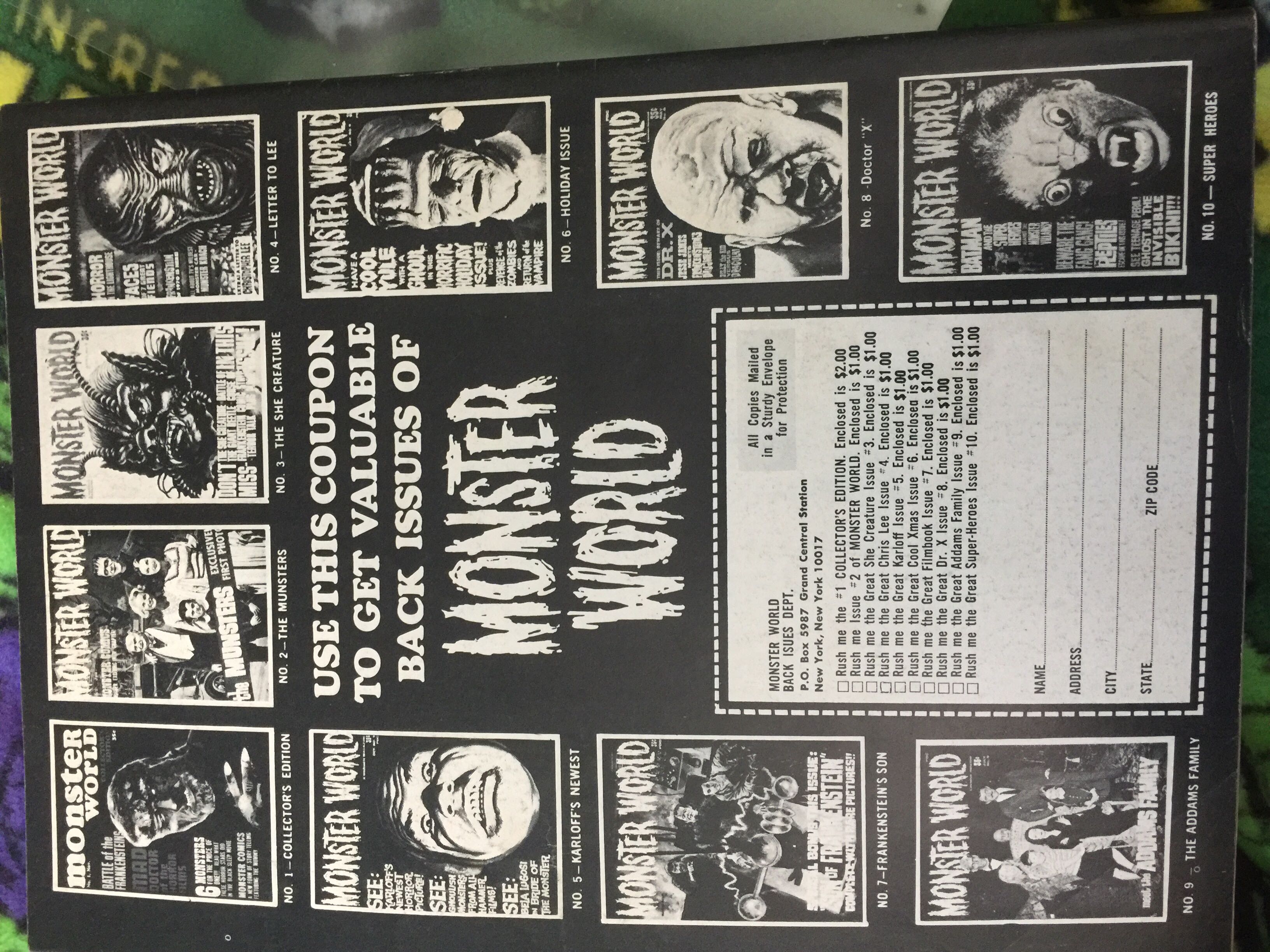 Famous Monsters Of Filmland 68  (August) magazine collectible - Main Image 2