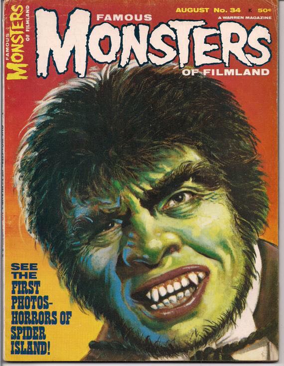 Famous Monsters Of Filmland #34  (August) magazine collectible - Main Image 1