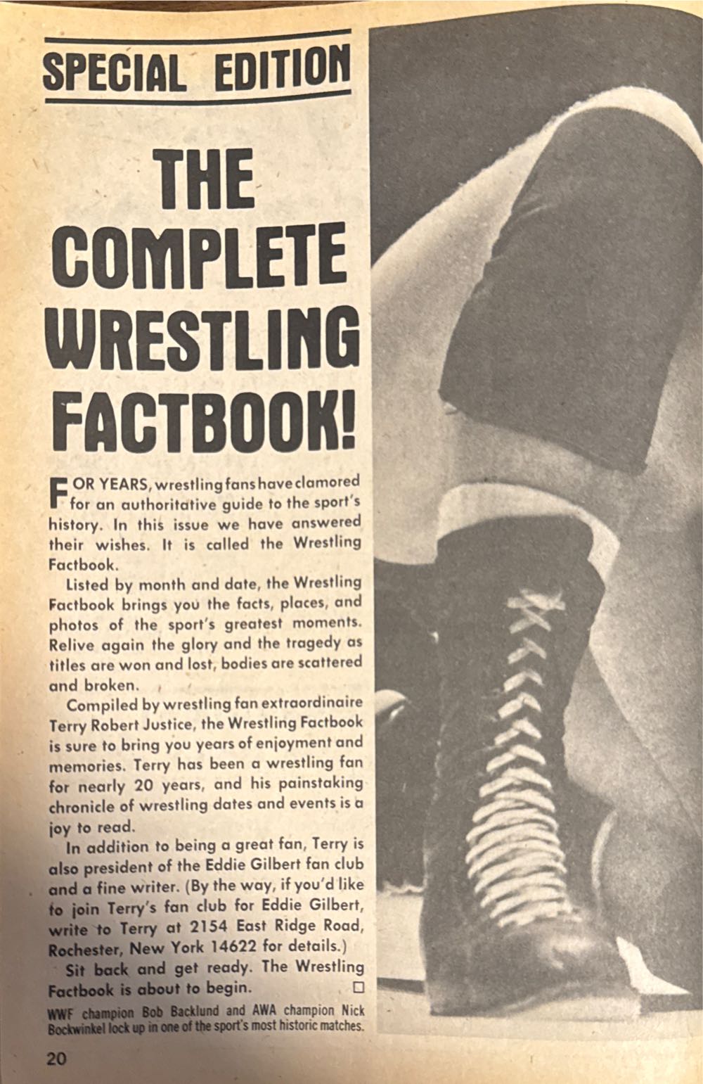 Victory Sports Series Wrestling Summer 1980 Annual  magazine collectible - Main Image 3