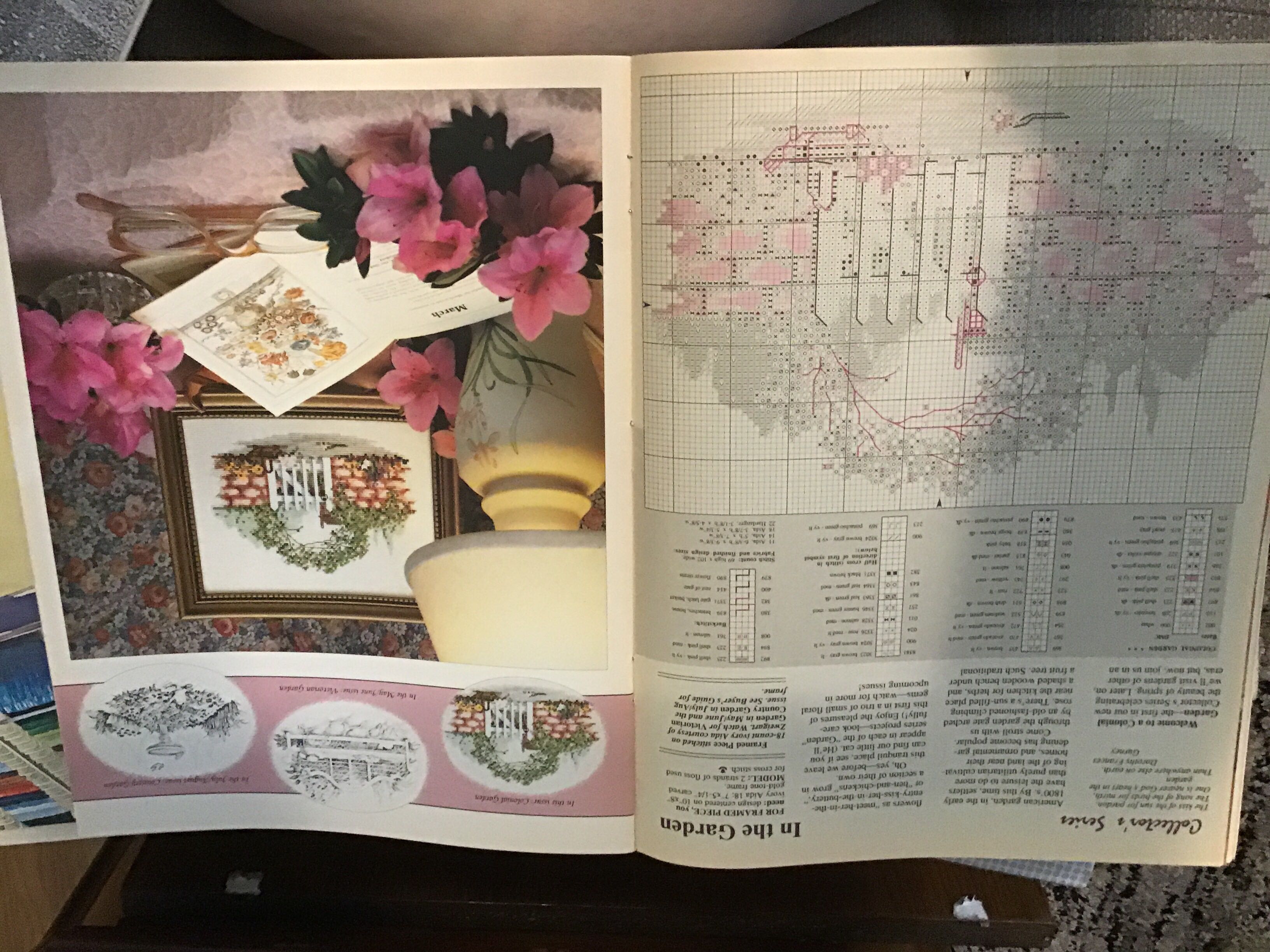 Cross Stitch & Country Crafts (Vol III, No. 4 Mar/Apr 1988)  (March) magazine collectible [Barcode 08445759] - Main Image 4