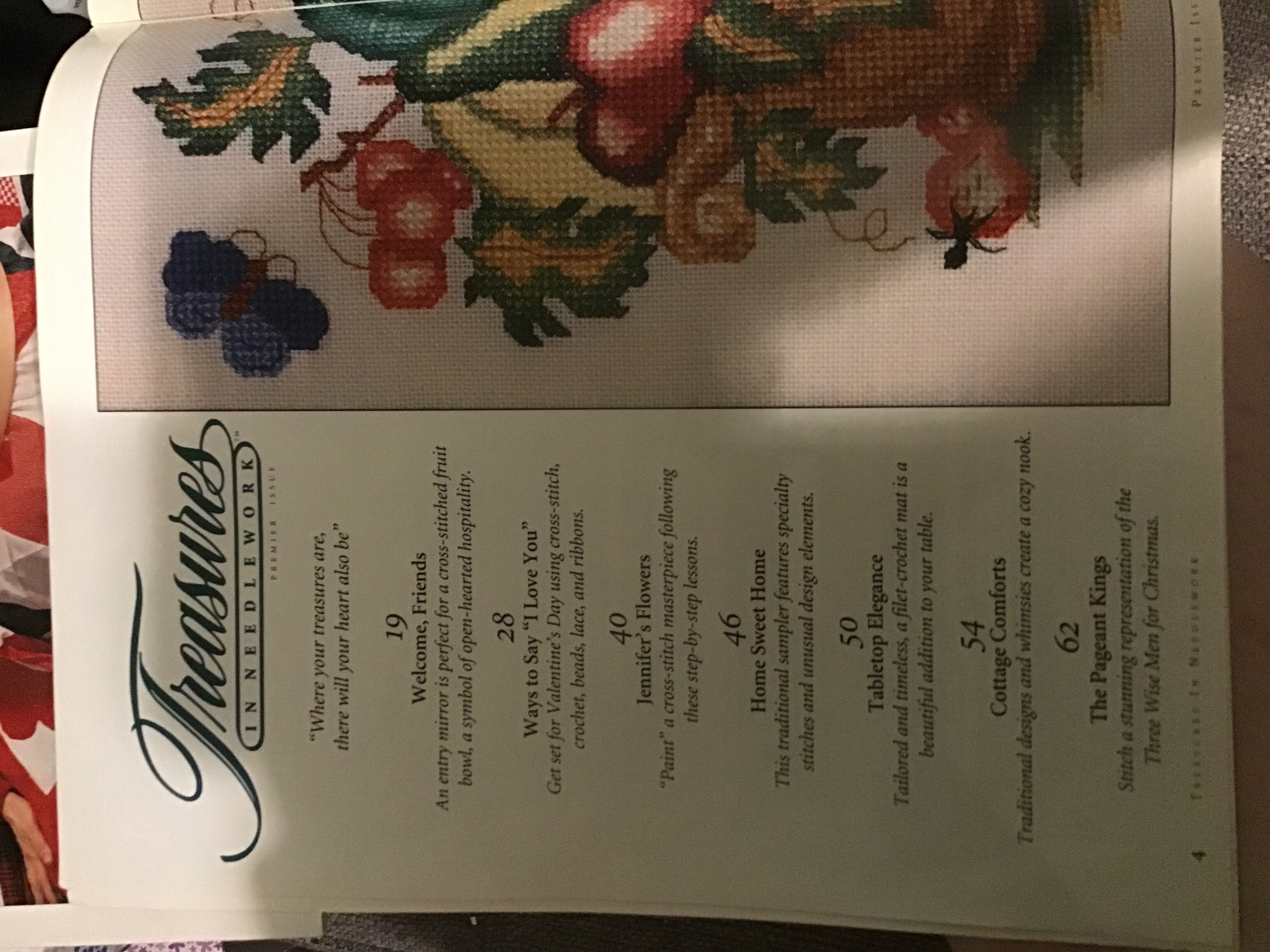 Treasures In Needlework  magazine collectible [Barcode 014005016850] - Main Image 2