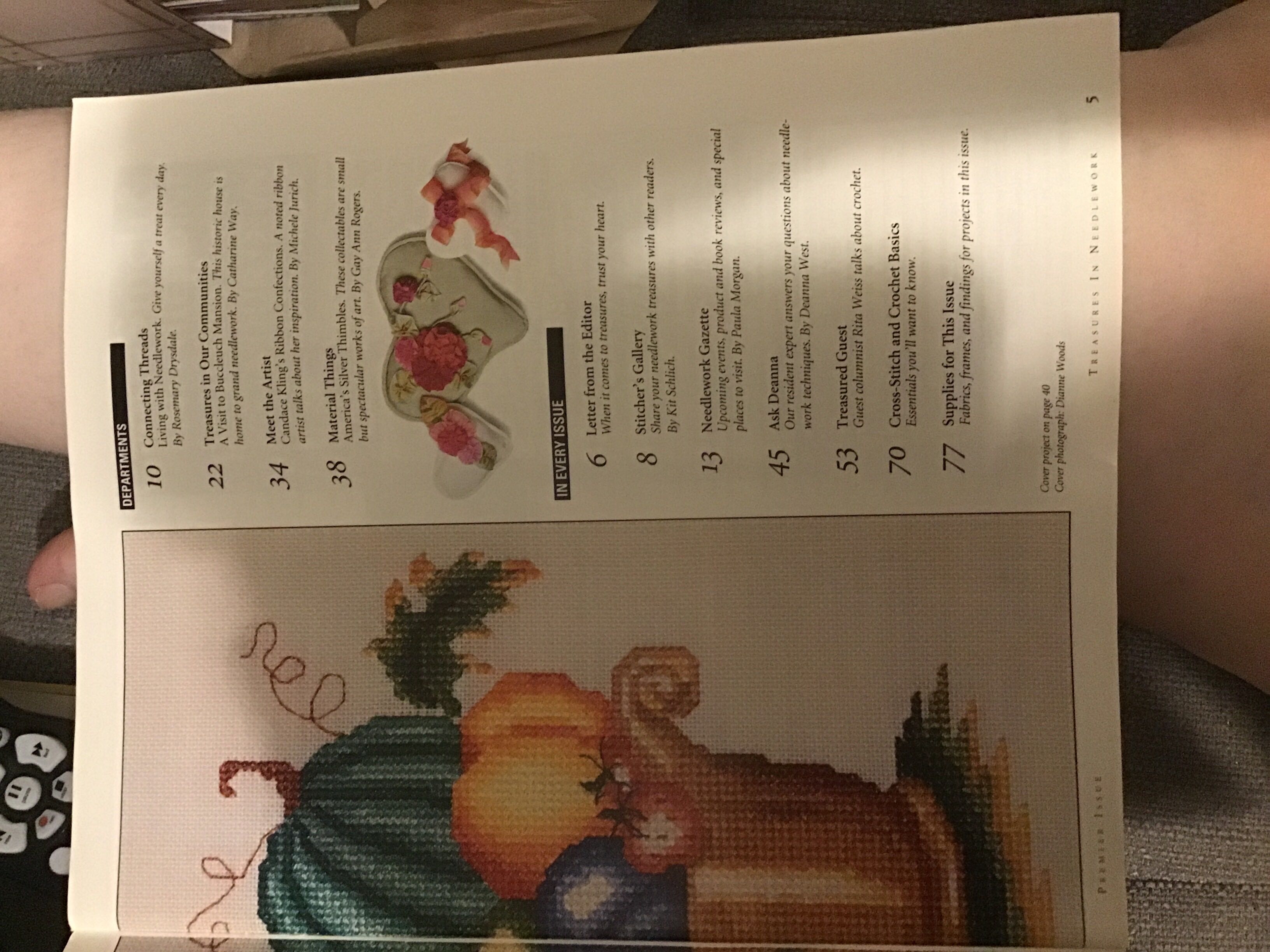 Treasures In Needlework  magazine collectible [Barcode 014005016850] - Main Image 3