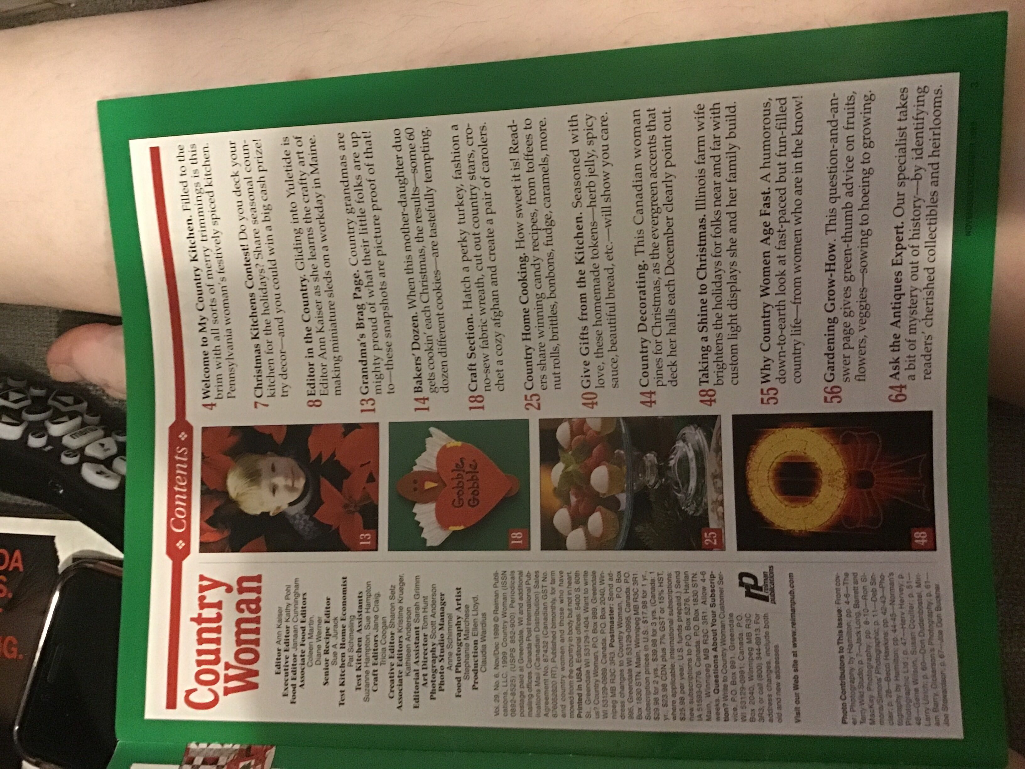 Country Woman  (November) magazine collectible [Barcode 722627477965] - Main Image 2