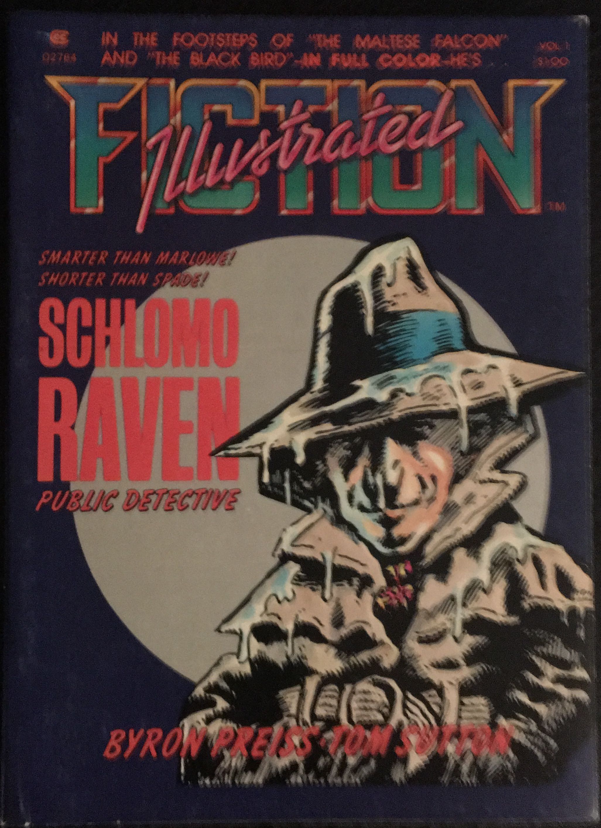 Fiction Illustrated - Schlomo Raven, Public Detective magazine collectible - Main Image 1