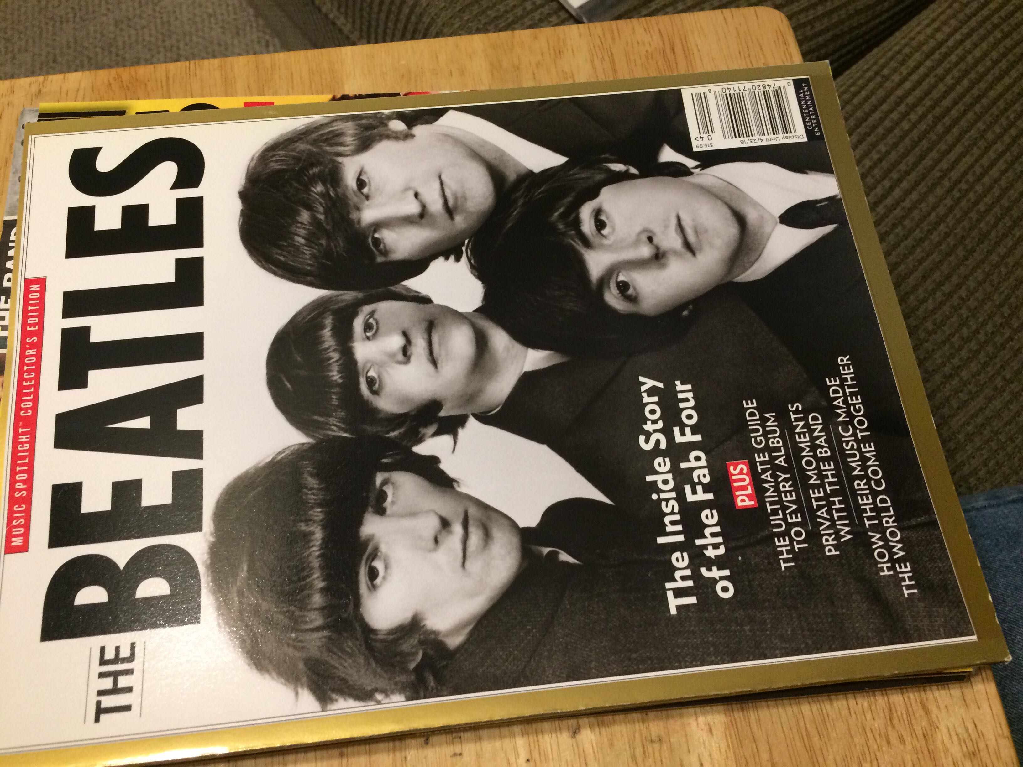 Music Spotlight: The Beatles  (April) magazine collectible [Barcode 074820711408] - Main Image 1