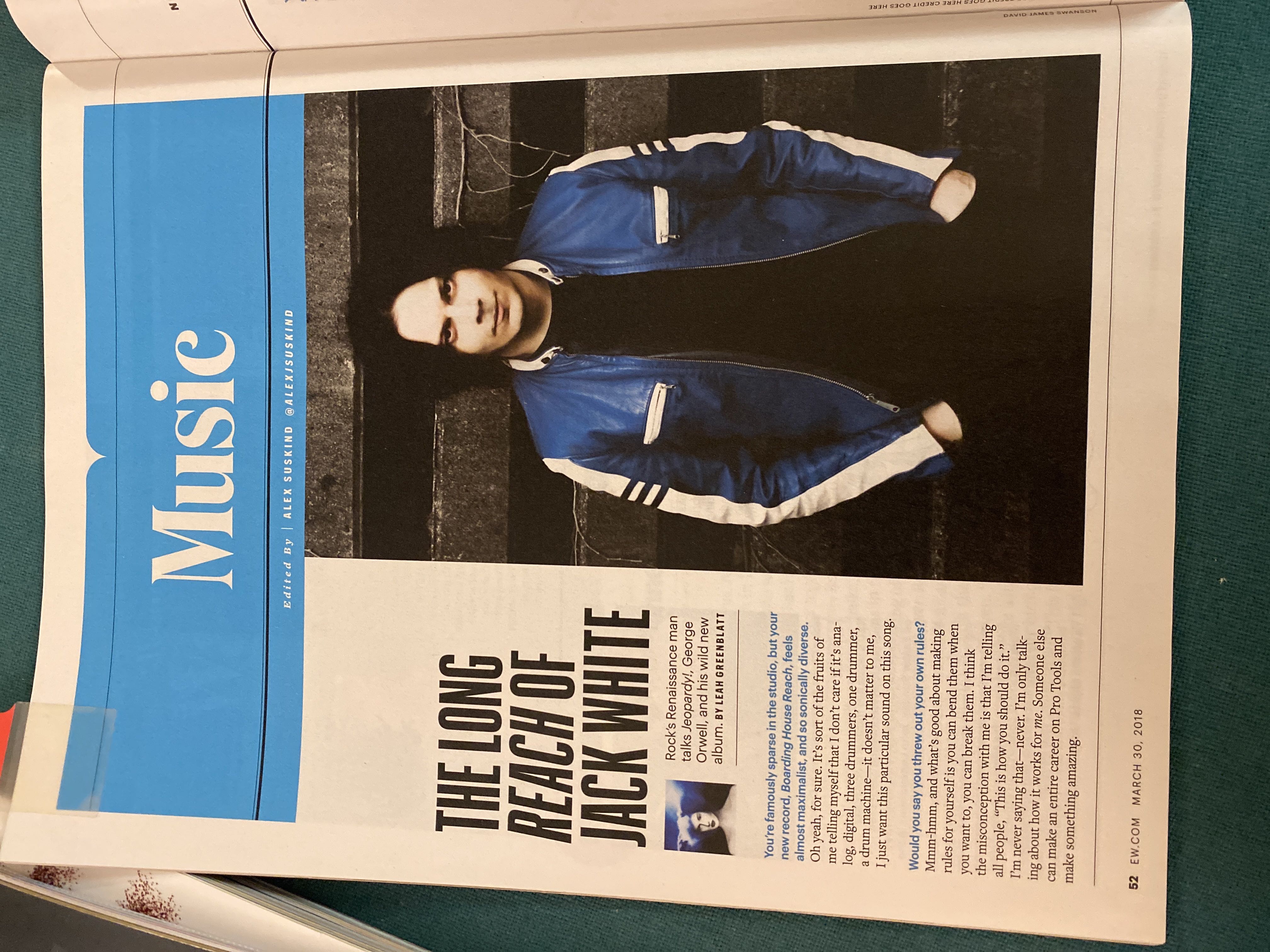 Entertainment Weekly - Ready Player One / Jack White  (March) magazine collectible - Main Image 2