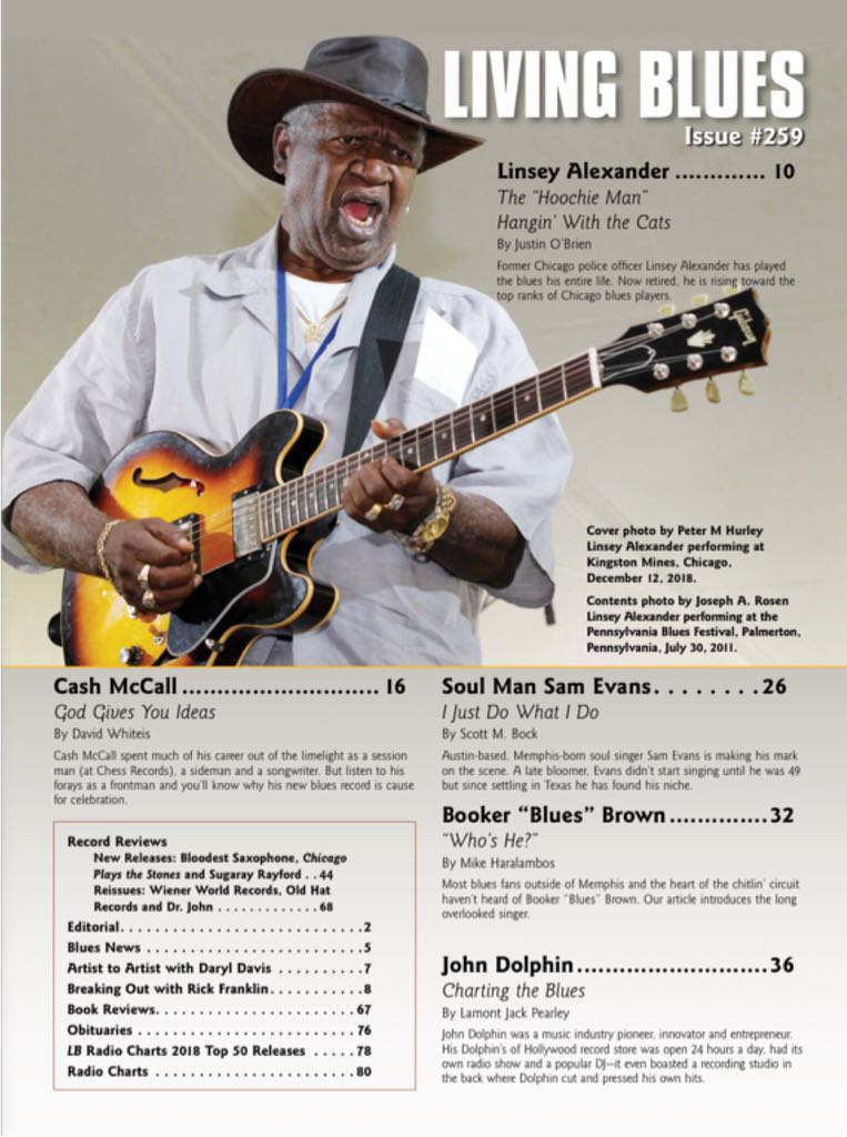 Living Blues  (January) magazine collectible - Main Image 2