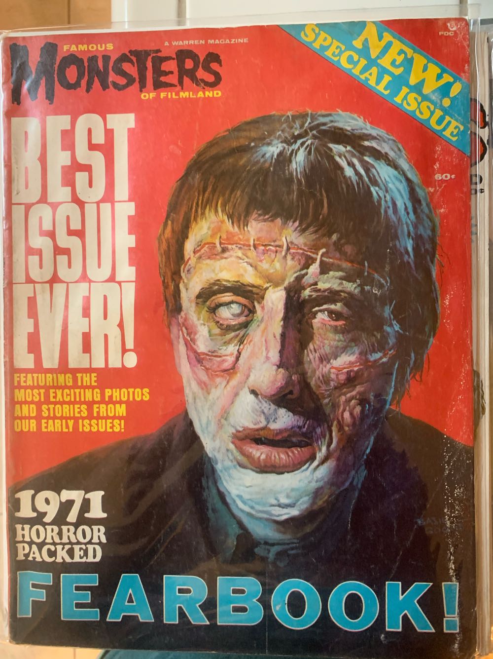 Famous Monsters Of Filmland 1971 Fearbook  magazine collectible - Main Image 2
