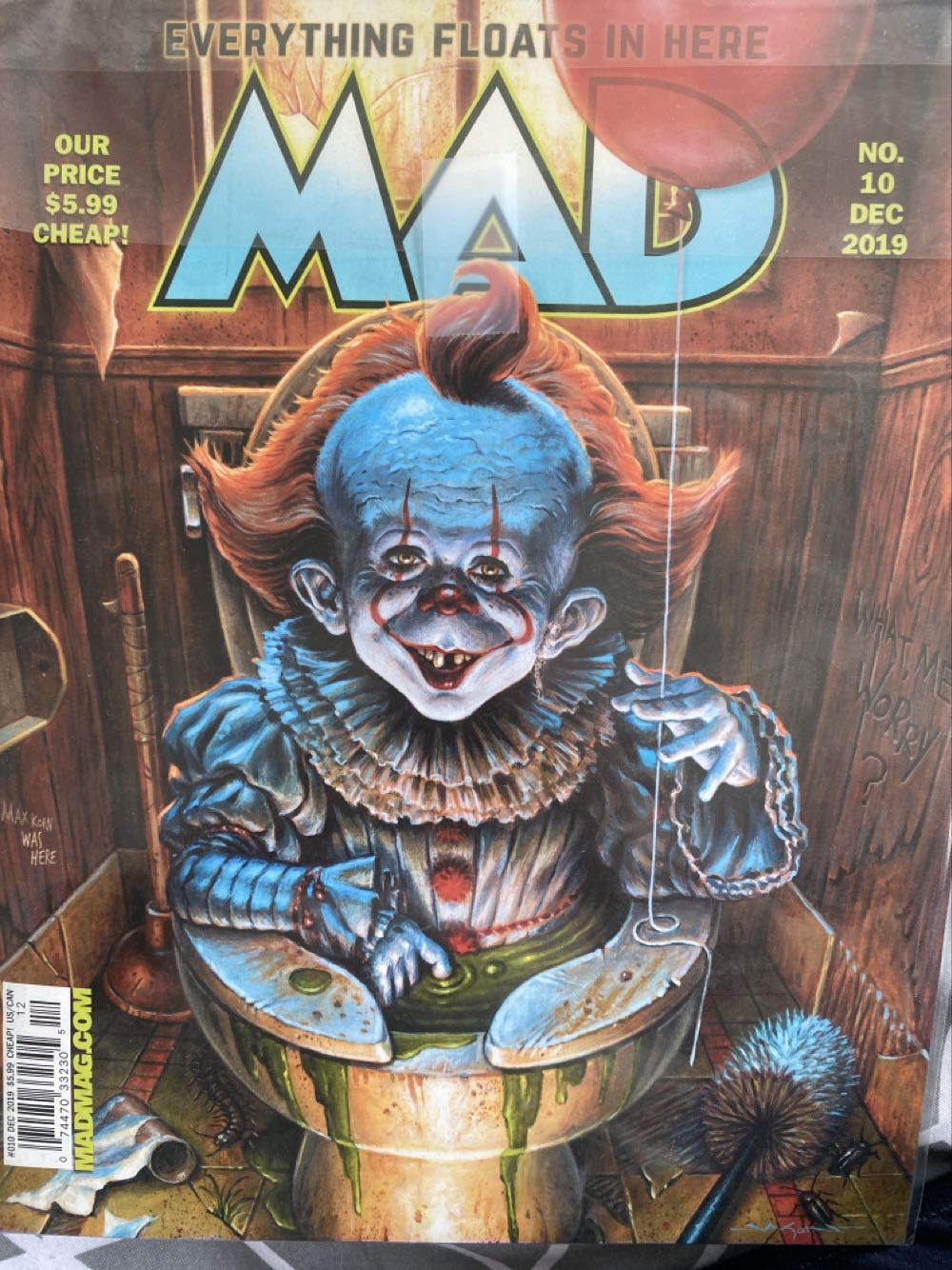 Mad Magazine: 10  (December) magazine collectible [Barcode 074470332305] - Main Image 1