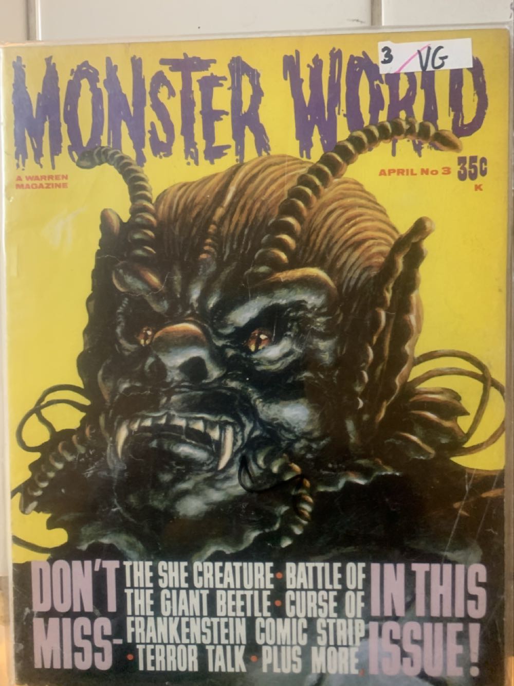 Monster World 3 FM 72  (April) magazine collectible - Main Image 2