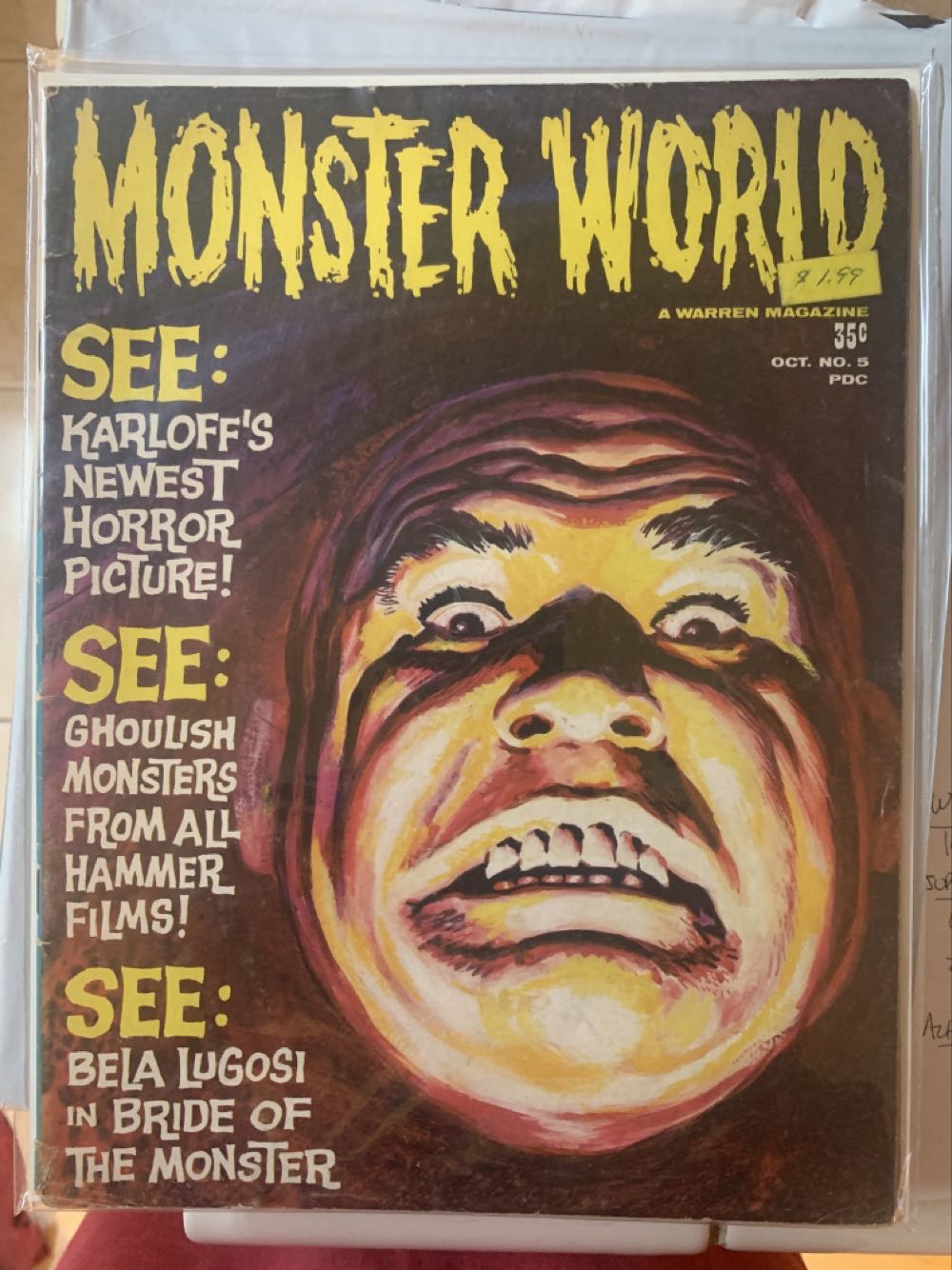 Monster World 5 FM 74  (October) magazine collectible - Main Image 2