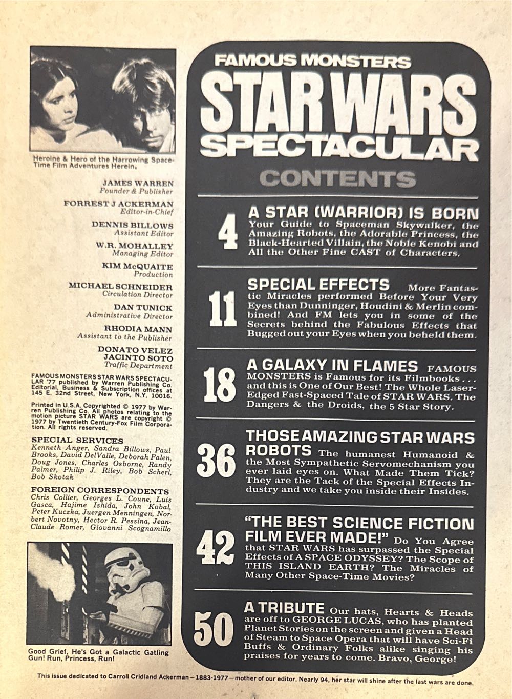 Famous Monsters Star Wars Spectacular  magazine collectible - Main Image 3