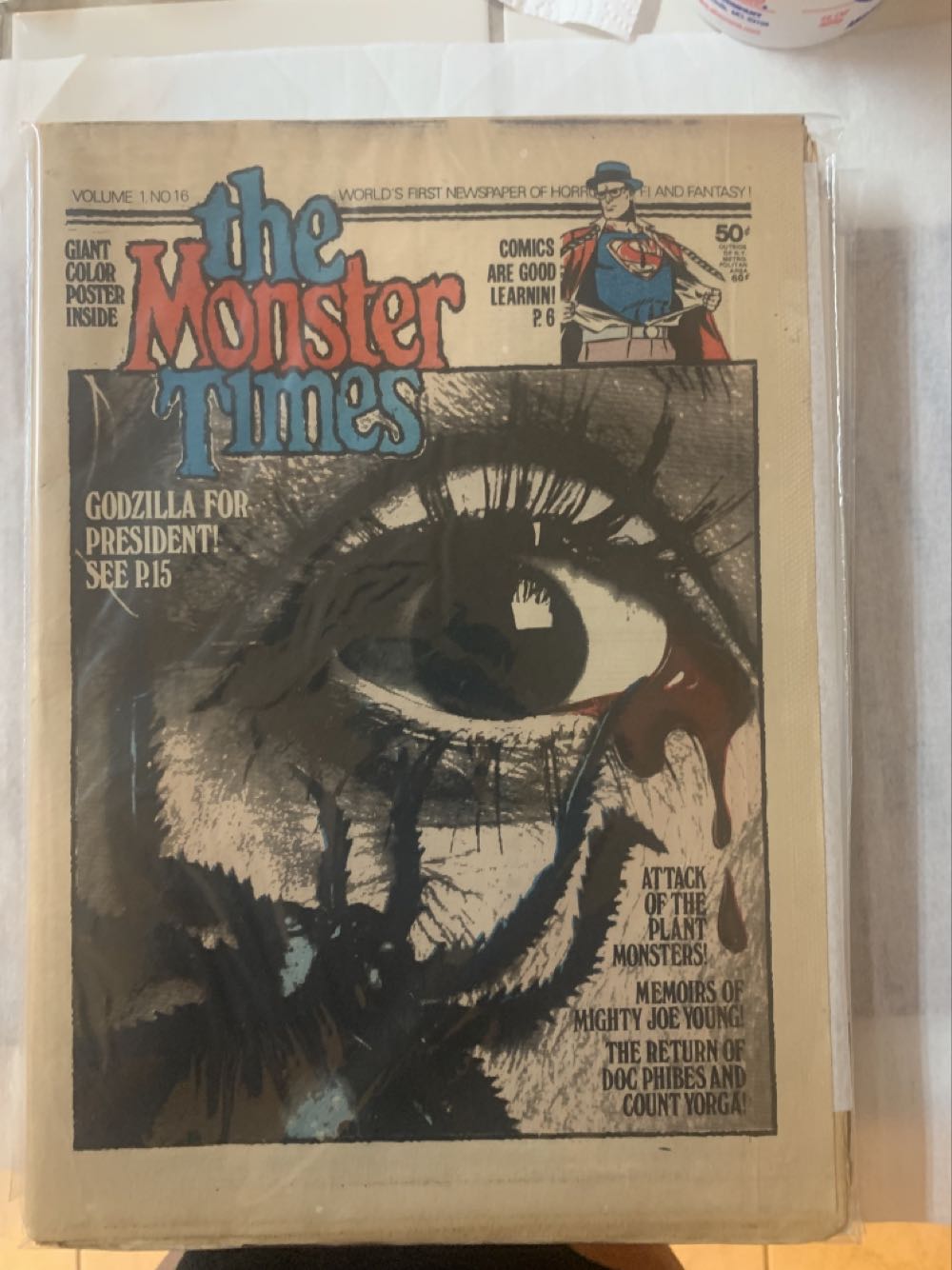 The Monster Times  (October) magazine collectible - Main Image 2